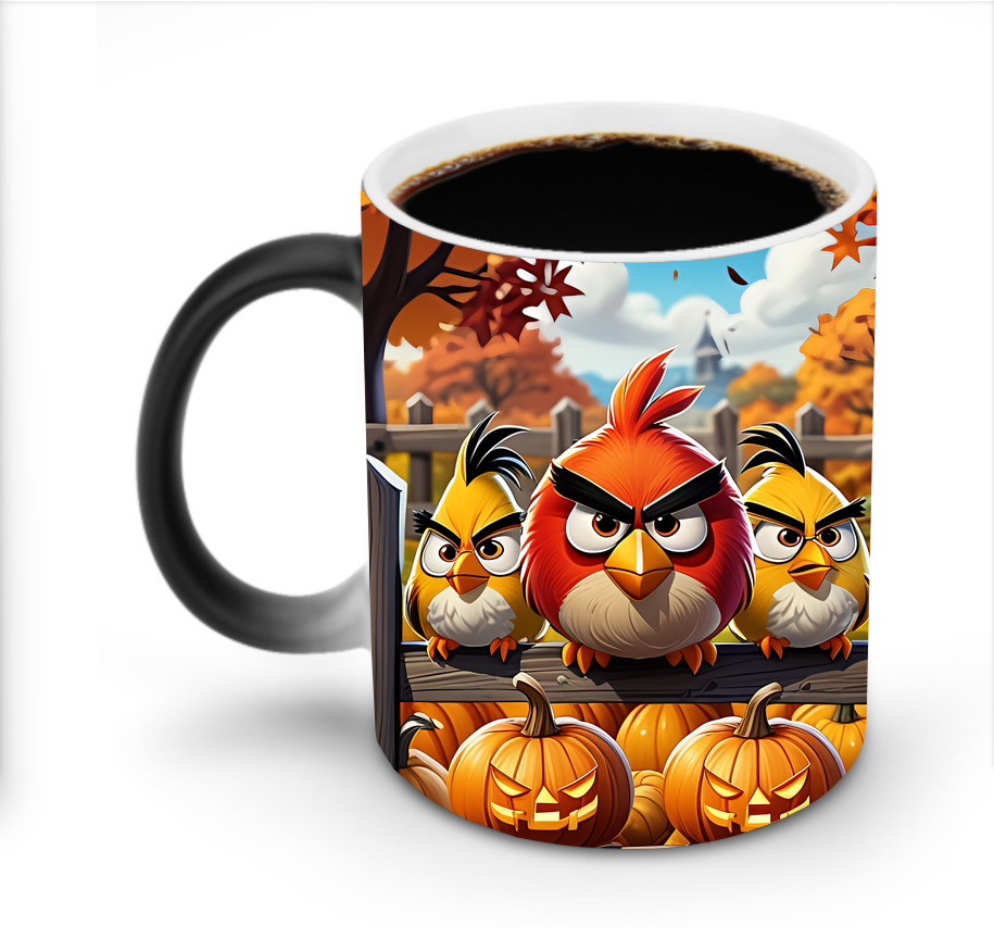 （画像用） Angry Birds アングリーバード 温度変色マグカップ