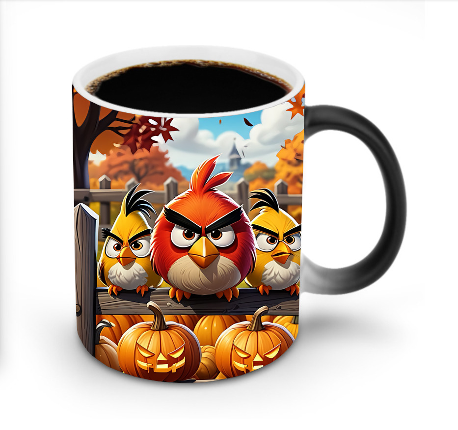 （画像用） Angry Birds アングリーバード 温度変色マグカップ