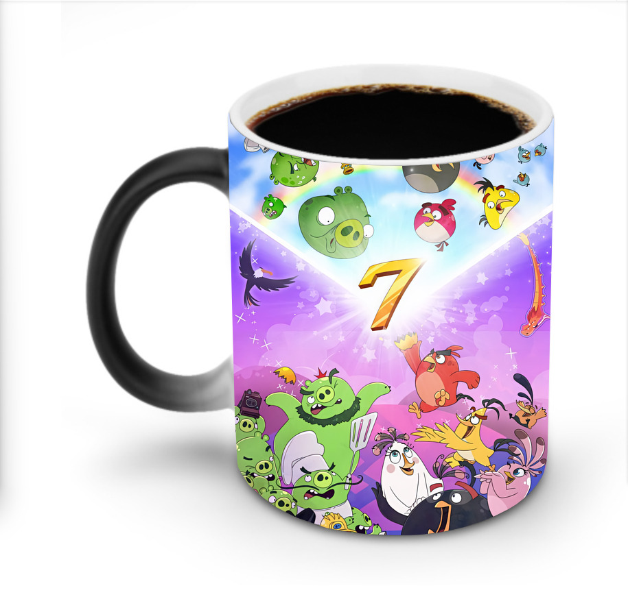 （画像用） Angry Birds アングリーバード 温度変色マグカップ