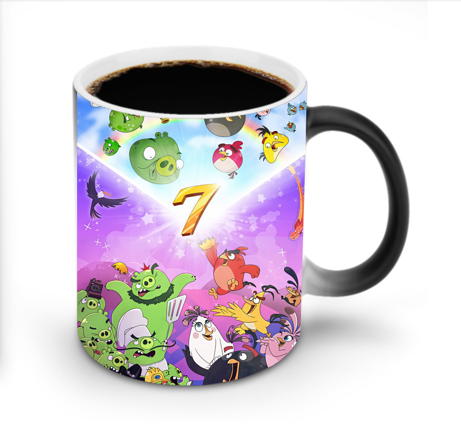 （画像用） Angry Birds アングリーバード 温度変色マグカップ