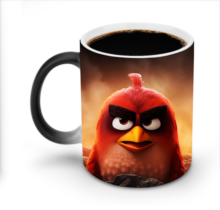 （画像用） Angry Birds アングリーバード 温度変色マグカップ