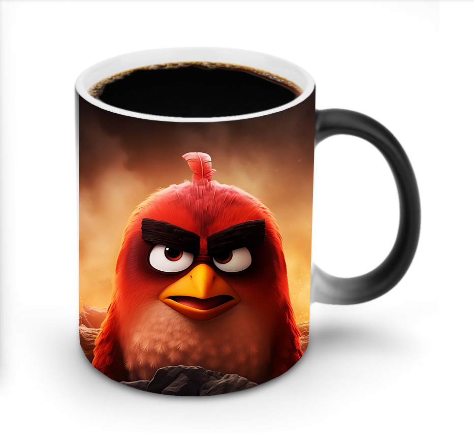 （画像用） Angry Birds アングリーバード 温度変色マグカップ
