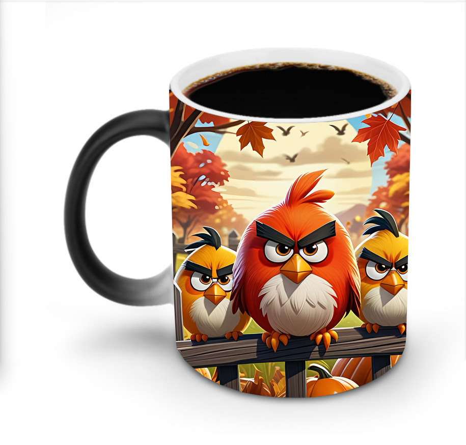 （画像用） Angry Birds アングリーバード 温度変色マグカップ