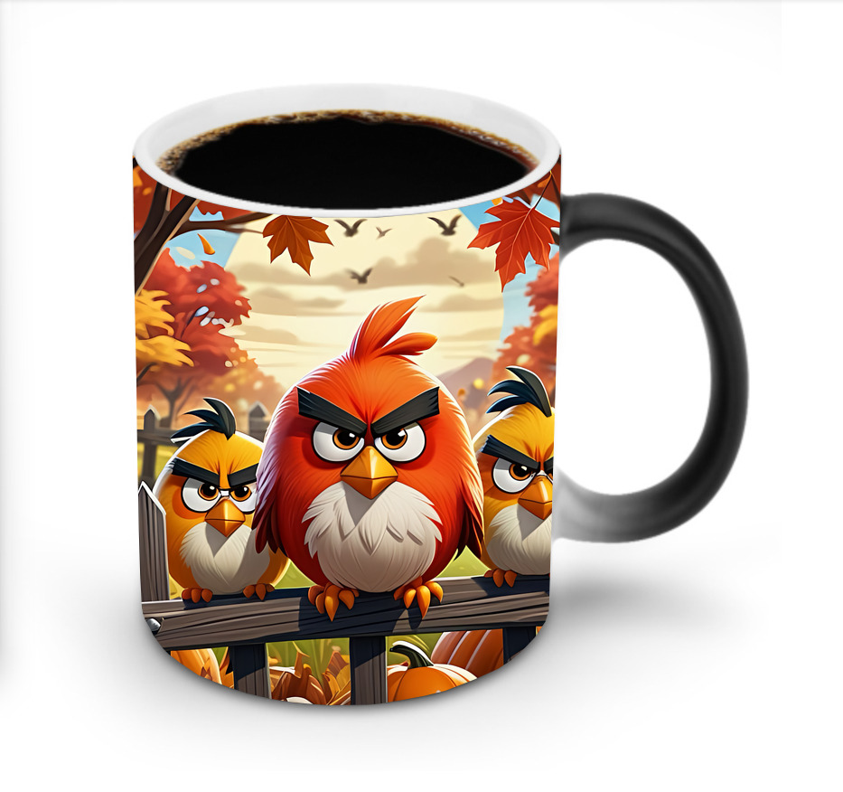 （画像用） Angry Birds アングリーバード 温度変色マグカップ