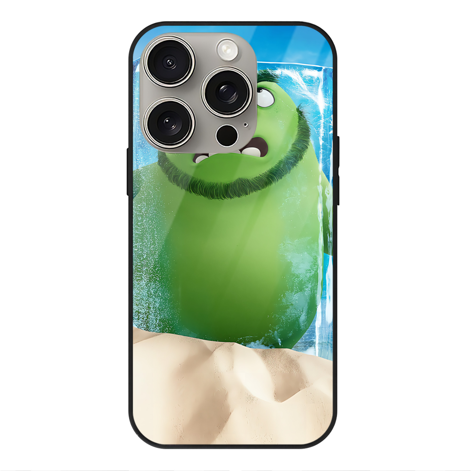 （画像用） Angry Birds アングリーバード 【iPhone15Pro対応】スマホケース 耐衝撃＆黄変防止 背面ガラス