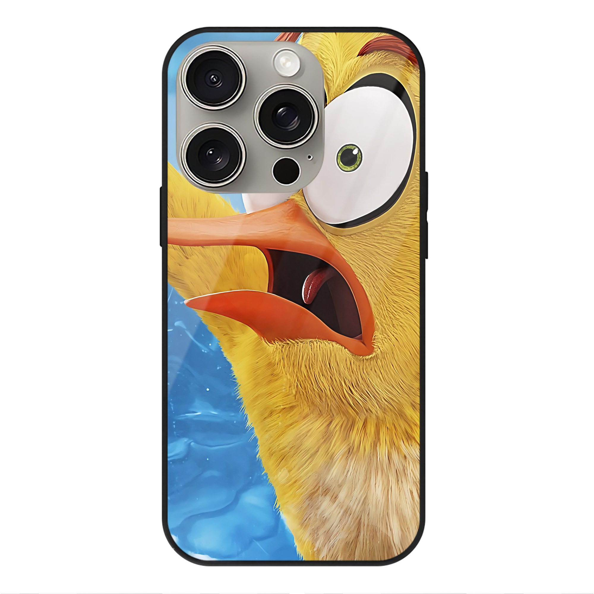 （画像用） Angry Birds アングリーバード 【iPhone15Pro対応】スマホケース 耐衝撃＆黄変防止 背面ガラス