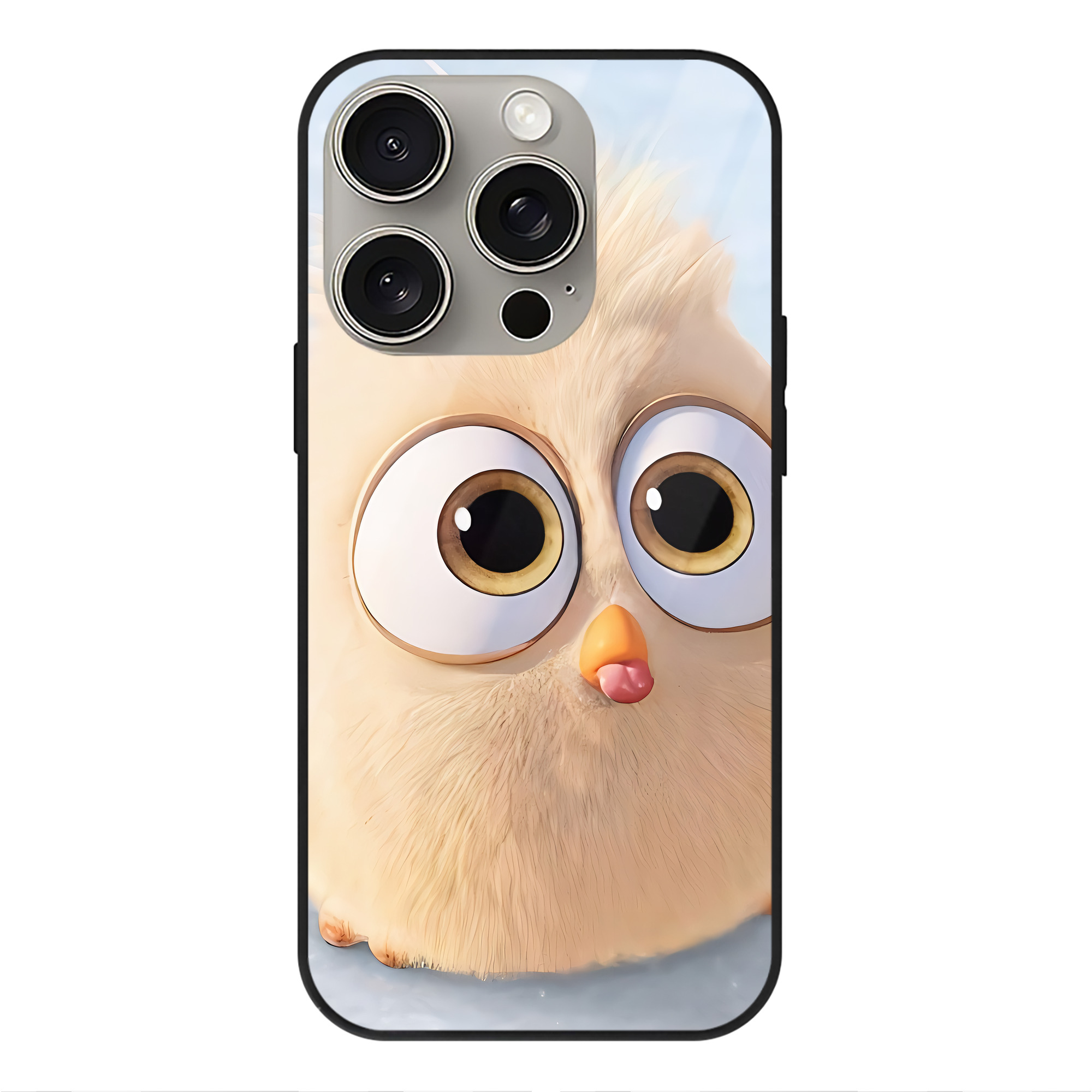 （画像用） Angry Birds アングリーバード 【iPhone15Pro対応】スマホケース 耐衝撃＆黄変防止 背面ガラス