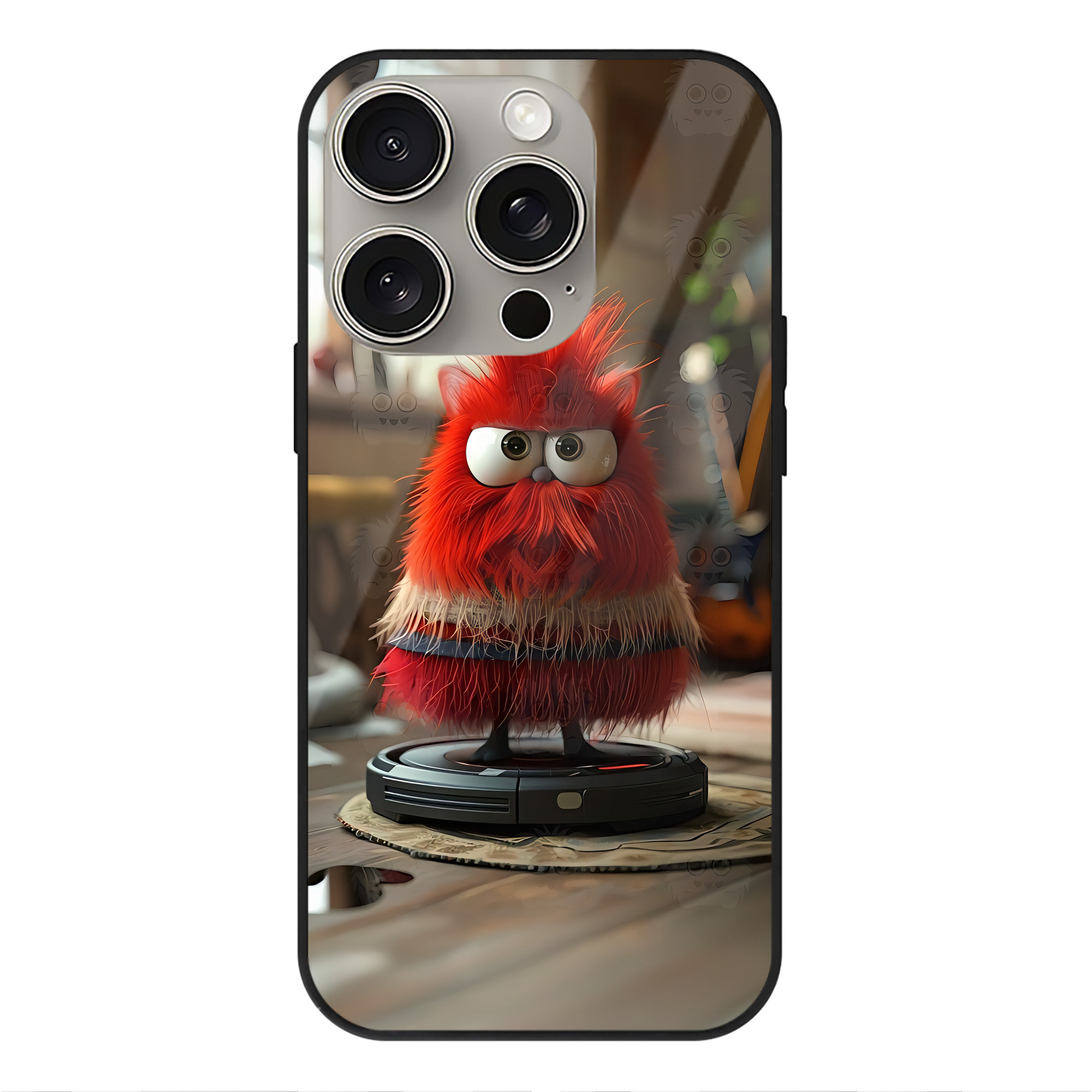 （画像用） Angry Birds アングリーバード 【iPhone15Pro対応】スマホケース 耐衝撃＆黄変防止 背面ガラス
