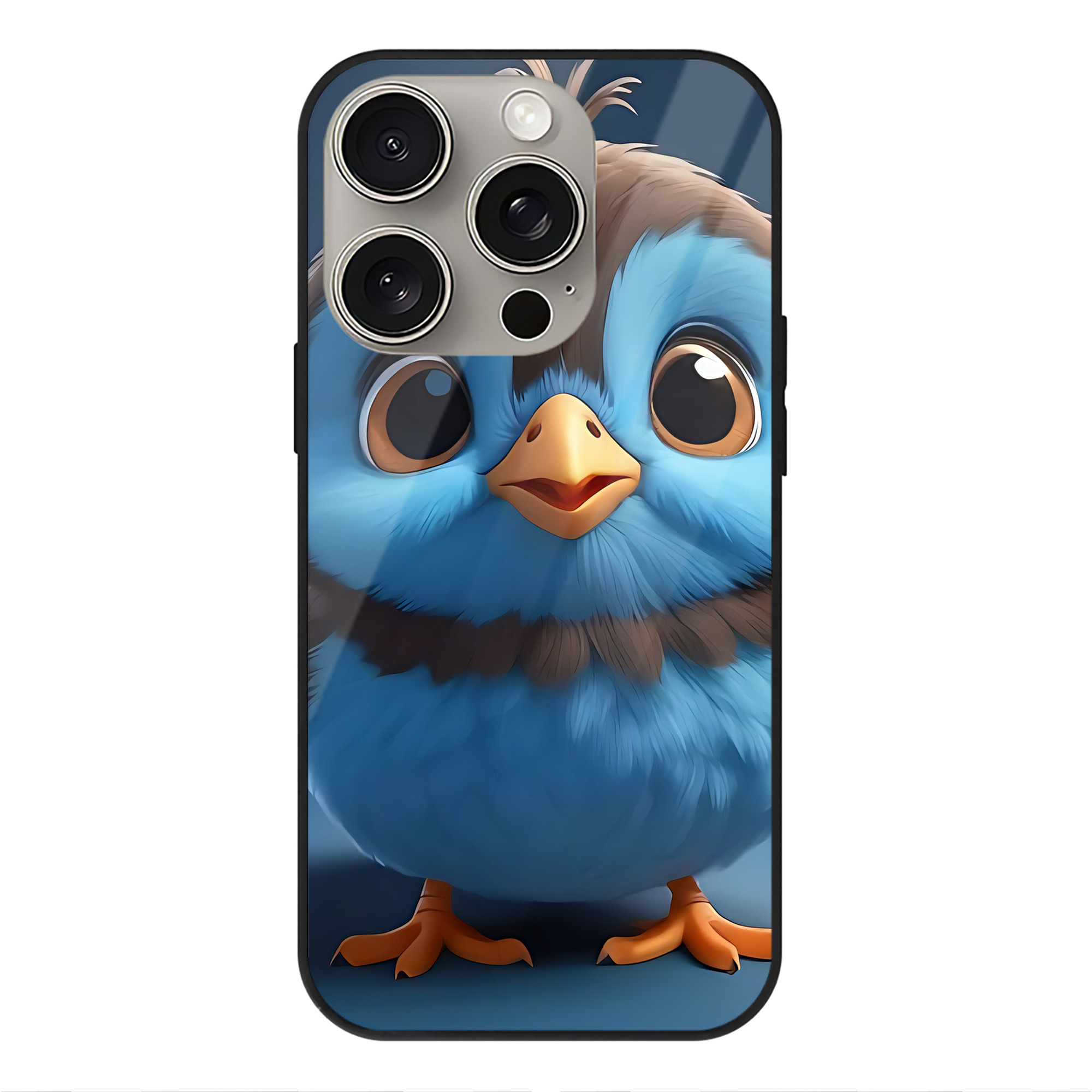 （画像用） Angry Birds アングリーバード 【iPhone15Pro対応】スマホケース 耐衝撃＆黄変防止 背面ガラス