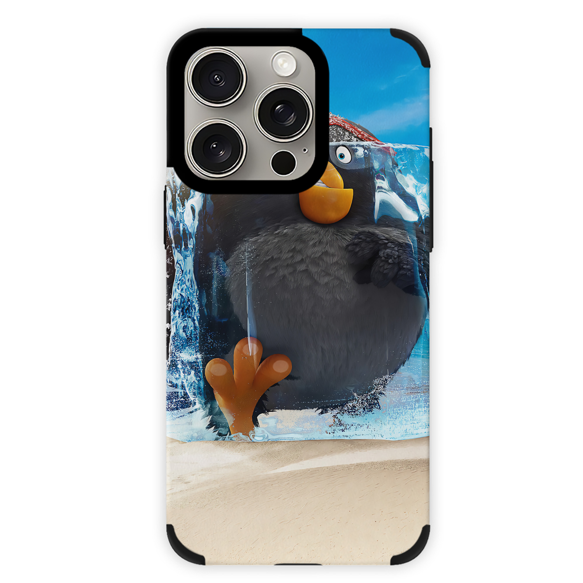 （画像用） Angry Birds アングリーバード 【iPhone15ProMax対応】 PUレザー スマホケース 耐衝撃＆黄変防止