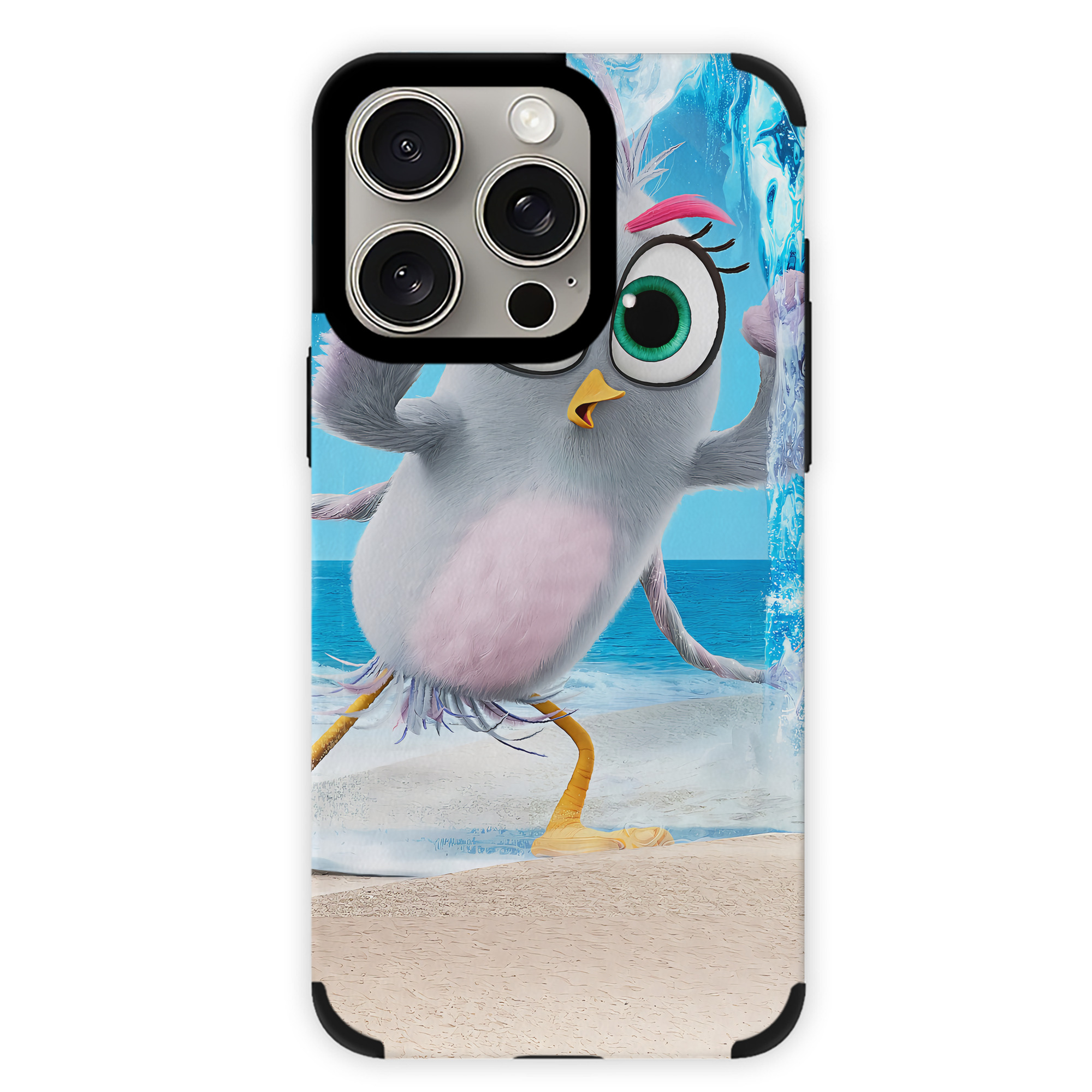 （画像用） Angry Birds アングリーバード 【iPhone15ProMax対応】 PUレザー スマホケース 耐衝撃＆黄変防止