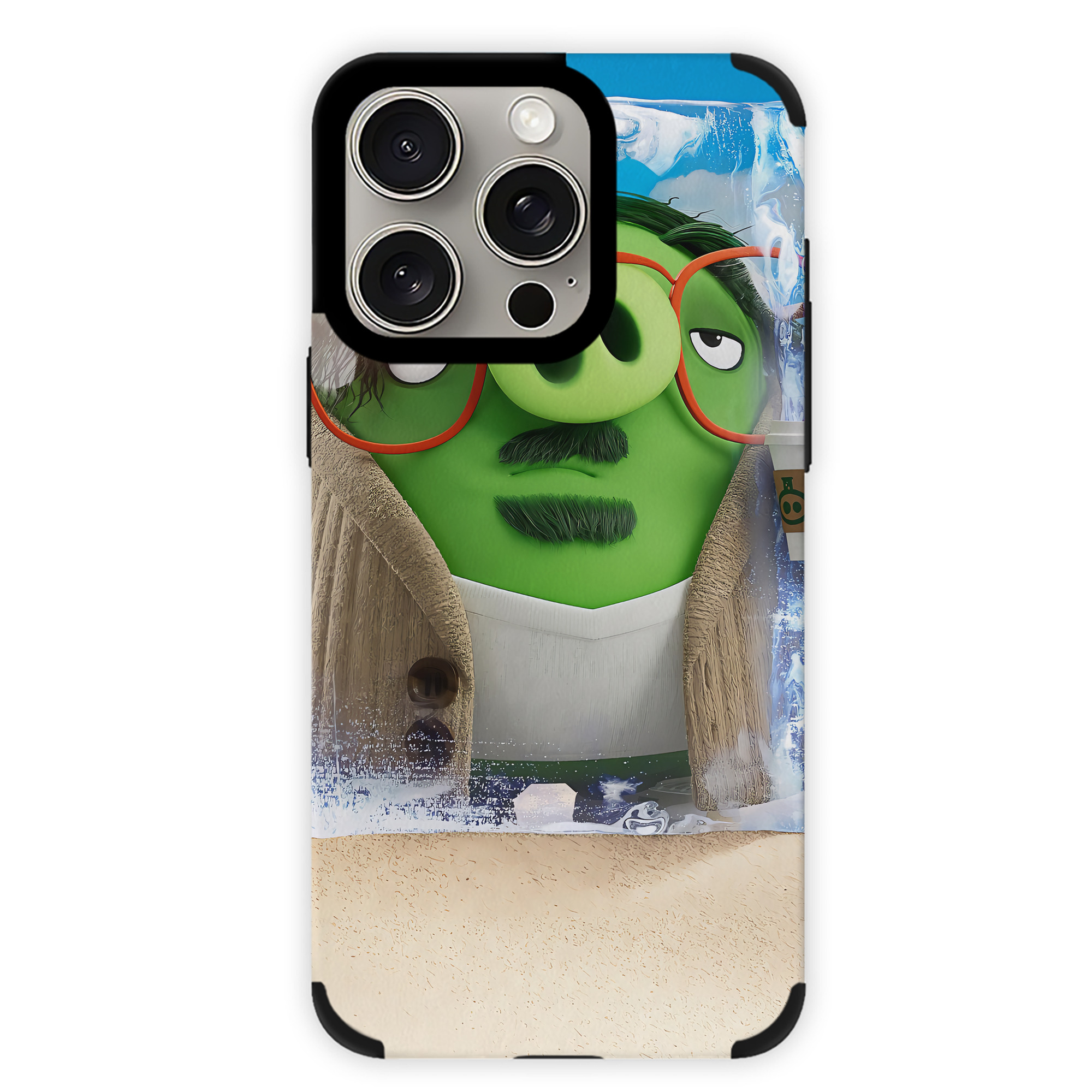 （画像用） Angry Birds アングリーバード 【iPhone15ProMax対応】 PUレザー スマホケース 耐衝撃＆黄変防止