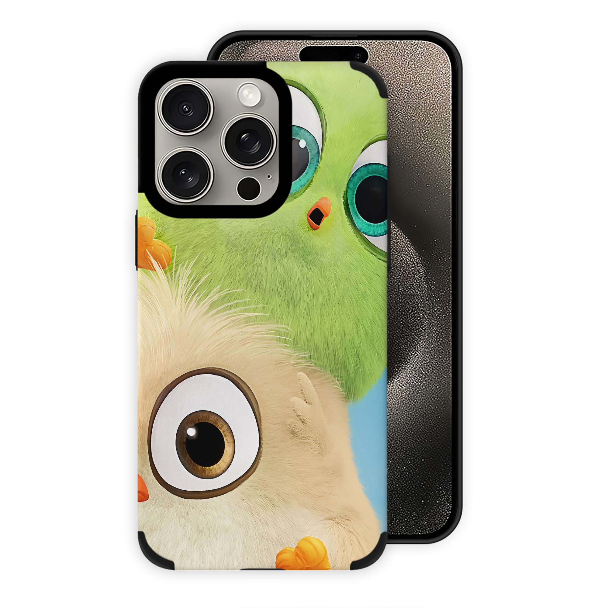 （画像用） Angry Birds アングリーバード 【iPhone15ProMax対応】 PUレザー スマホケース 耐衝撃＆黄変防止