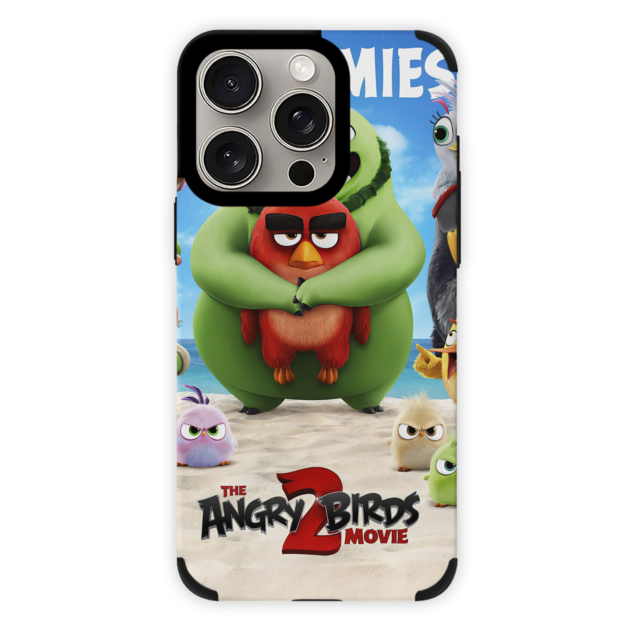 （画像用） Angry Birds アングリーバード 【iPhone15ProMax対応】 PUレザー スマホケース 耐衝撃＆黄変防止