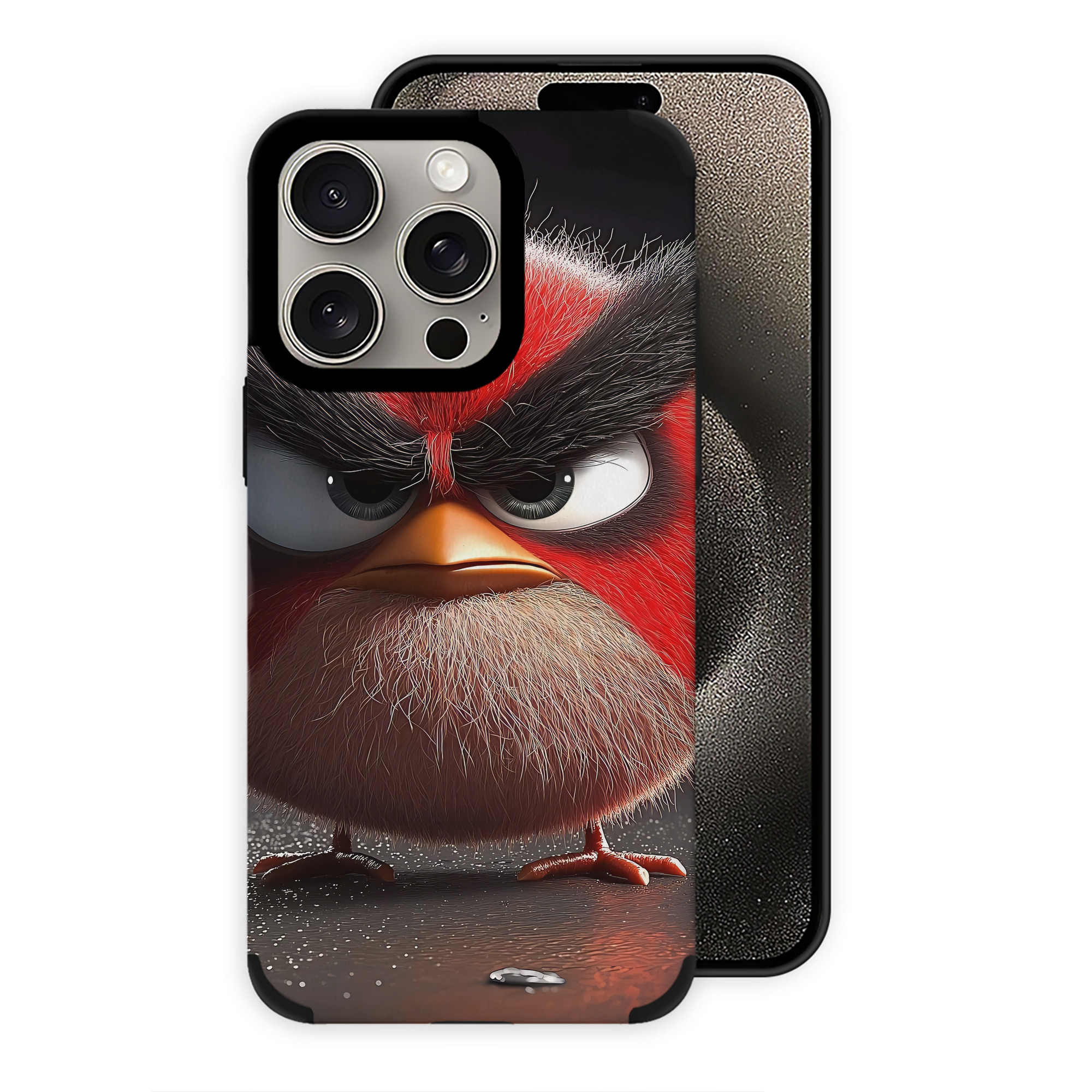 （画像用） Angry Birds アングリーバード 【iPhone15ProMax対応】 PUレザー スマホケース 耐衝撃＆黄変防止