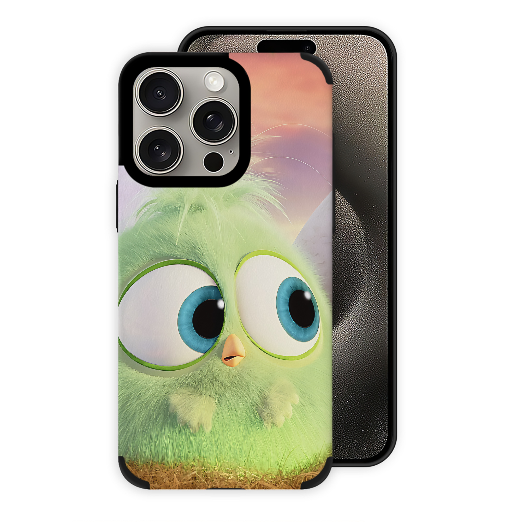 （画像用） Angry Birds アングリーバード 【iPhone15ProMax対応】 PUレザー スマホケース 耐衝撃＆黄変防止
