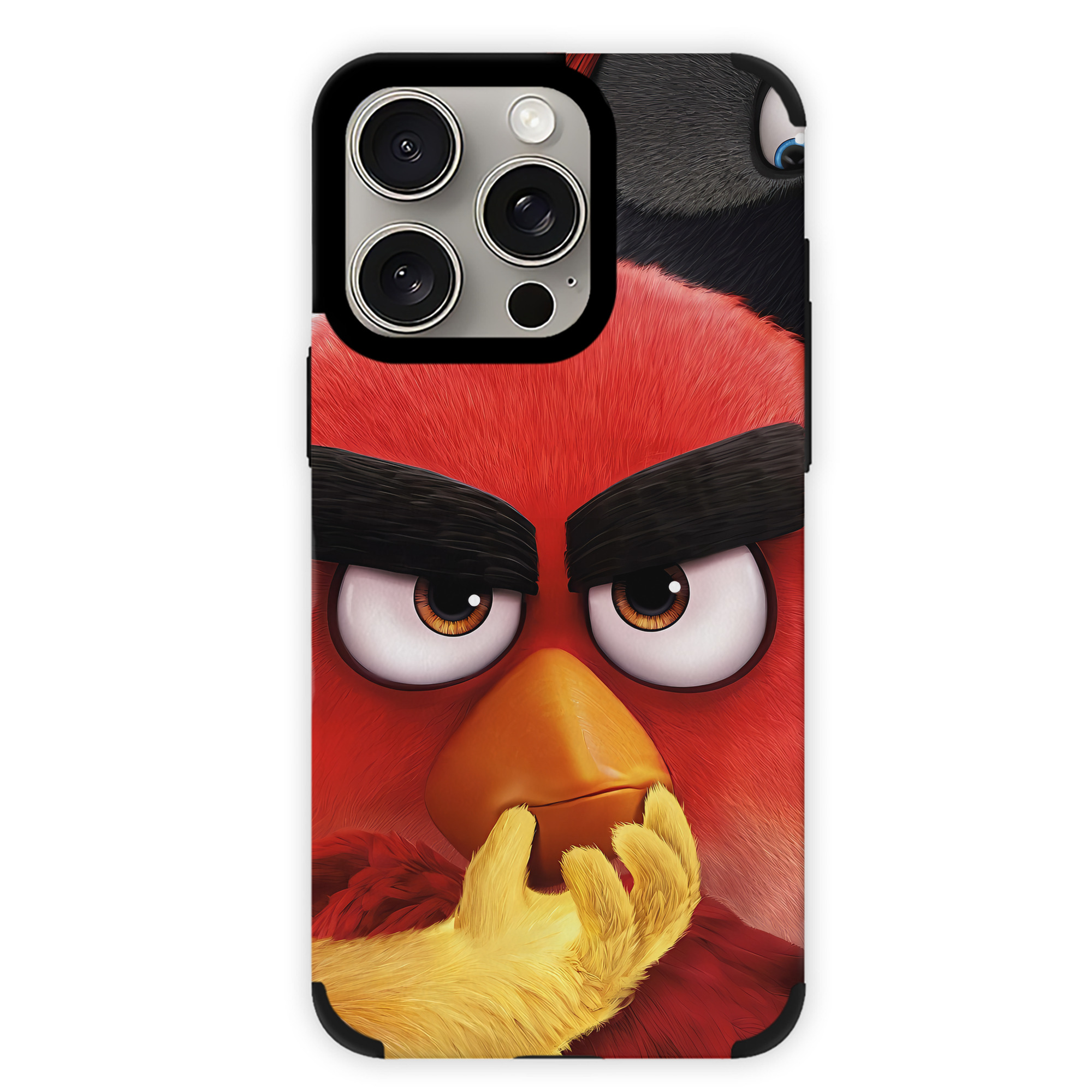 （画像用） Angry Birds アングリーバード 【iPhone15ProMax対応】 PUレザー スマホケース 耐衝撃＆黄変防止
