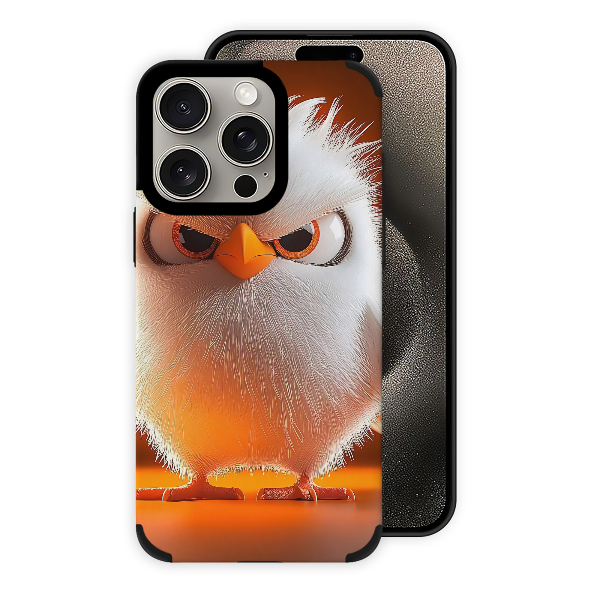 （画像用） Angry Birds アングリーバード 【iPhone15ProMax対応】 PUレザー スマホケース 耐衝撃＆黄変防止