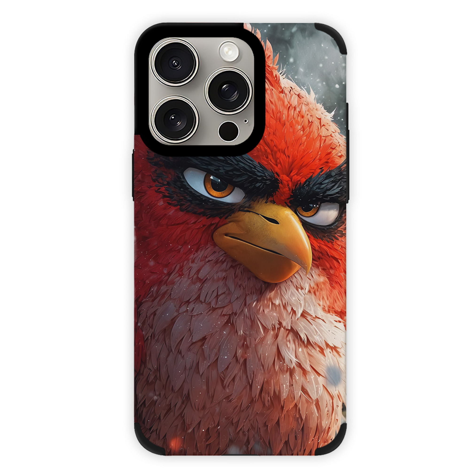 （画像用） Angry Birds アングリーバード 【iPhone15ProMax対応】 PUレザー スマホケース 耐衝撃＆黄変防止