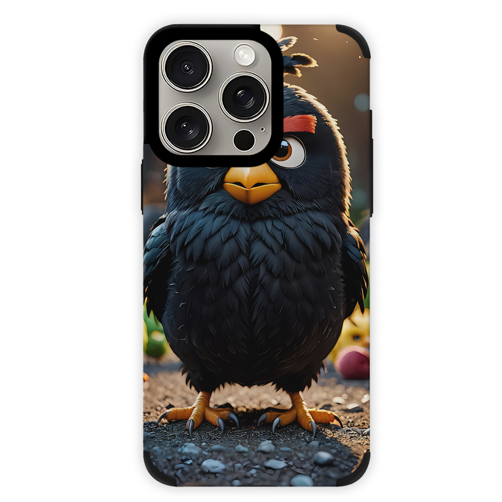 （画像用） Angry Birds アングリーバード 【iPhone15ProMax対応】 PUレザー スマホケース 耐衝撃＆黄変防止