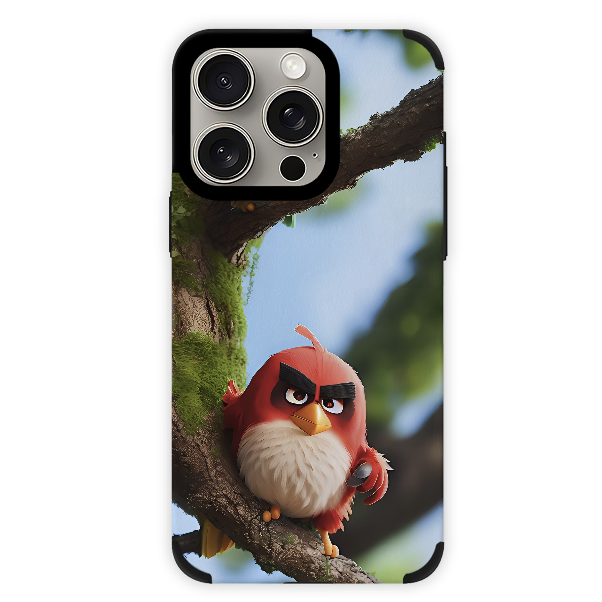 （画像用） Angry Birds アングリーバード 【iPhone15ProMax対応】 PUレザー スマホケース 耐衝撃＆黄変防止
