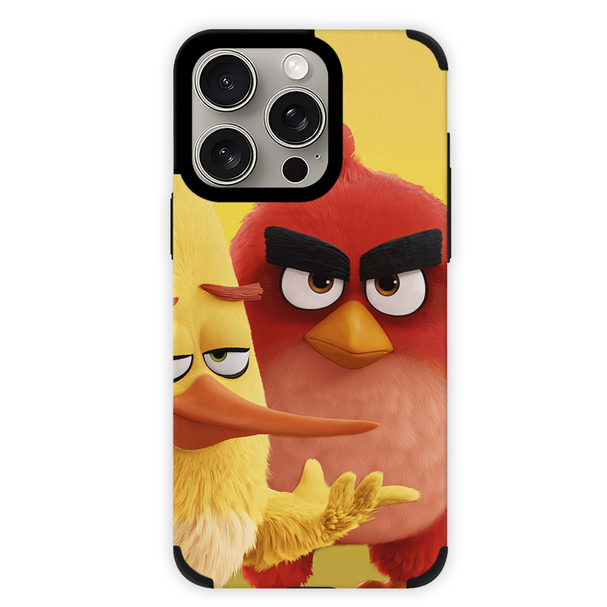 （画像用） Angry Birds アングリーバード 【iPhone15ProMax対応】 PUレザー スマホケース 耐衝撃＆黄変防止
