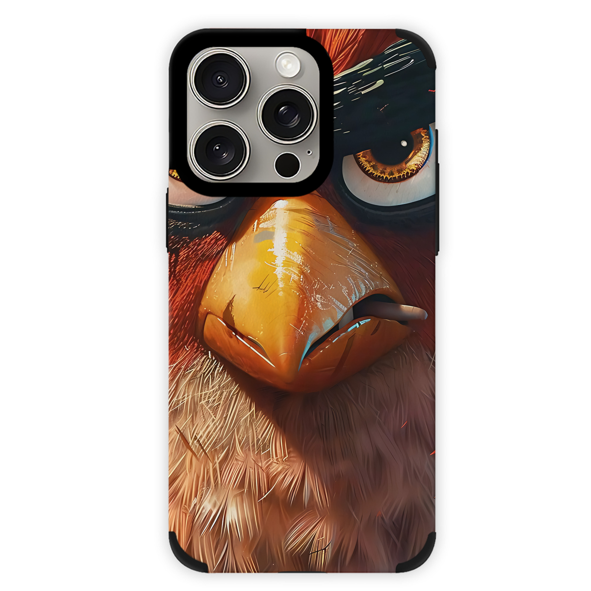 （画像用） Angry Birds アングリーバード 【iPhone15ProMax対応】 PUレザー スマホケース 耐衝撃＆黄変防止