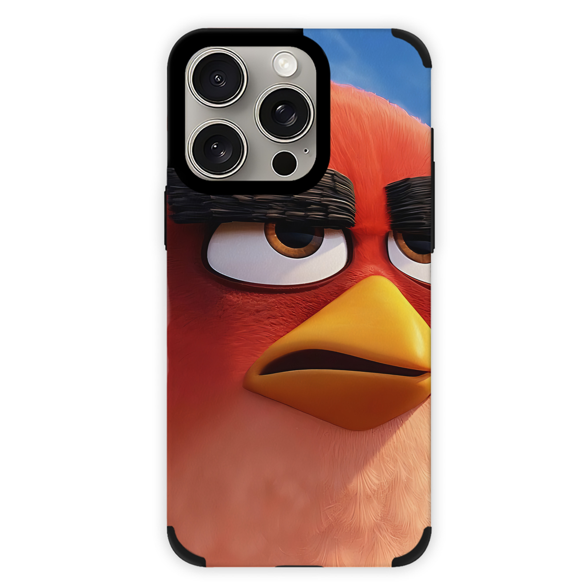 （画像用） Angry Birds アングリーバード 【iPhone15ProMax対応】 PUレザー スマホケース 耐衝撃＆黄変防止