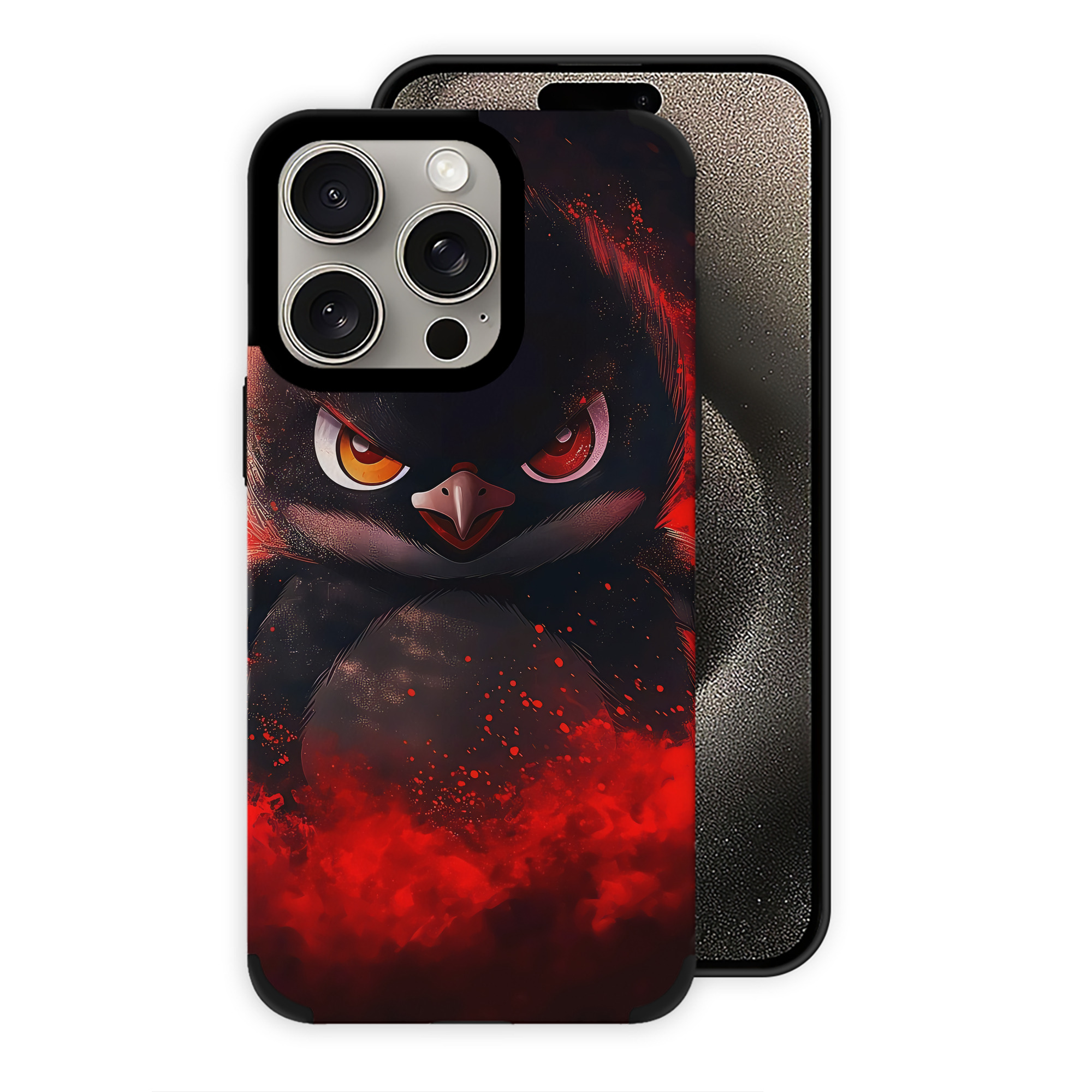 （画像用） Angry Birds アングリーバード 【iPhone15ProMax対応】 PUレザー スマホケース 耐衝撃＆黄変防止