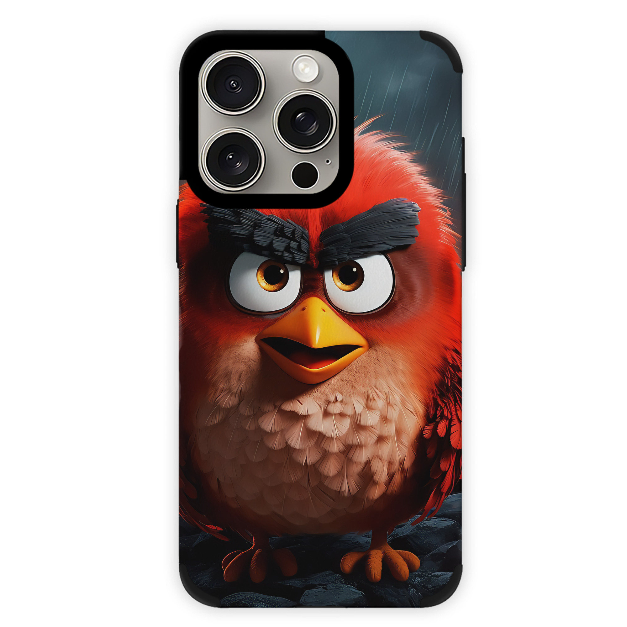 （画像用） Angry Birds アングリーバード 【iPhone15ProMax対応】 PUレザー スマホケース 耐衝撃＆黄変防止