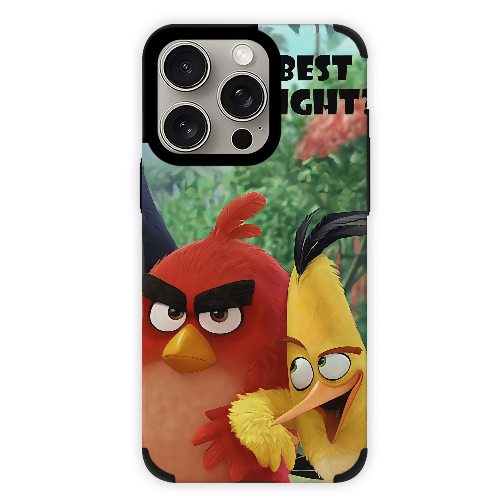 （画像用） Angry Birds アングリーバード 【iPhone15ProMax対応】 PUレザー スマホケース 耐衝撃＆黄変防止