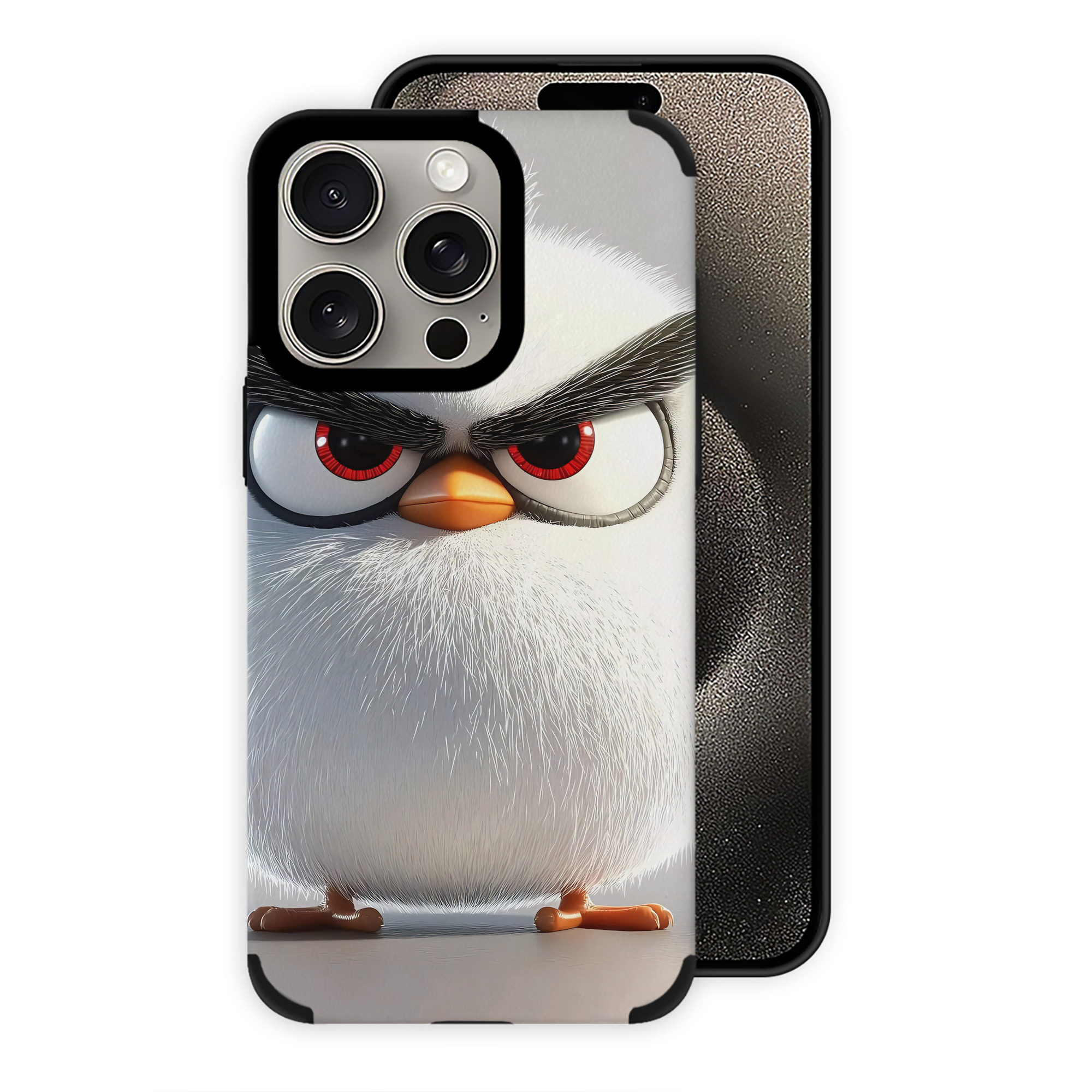 （画像用） Angry Birds アングリーバード 【iPhone15ProMax対応】 PUレザー スマホケース 耐衝撃＆黄変防止