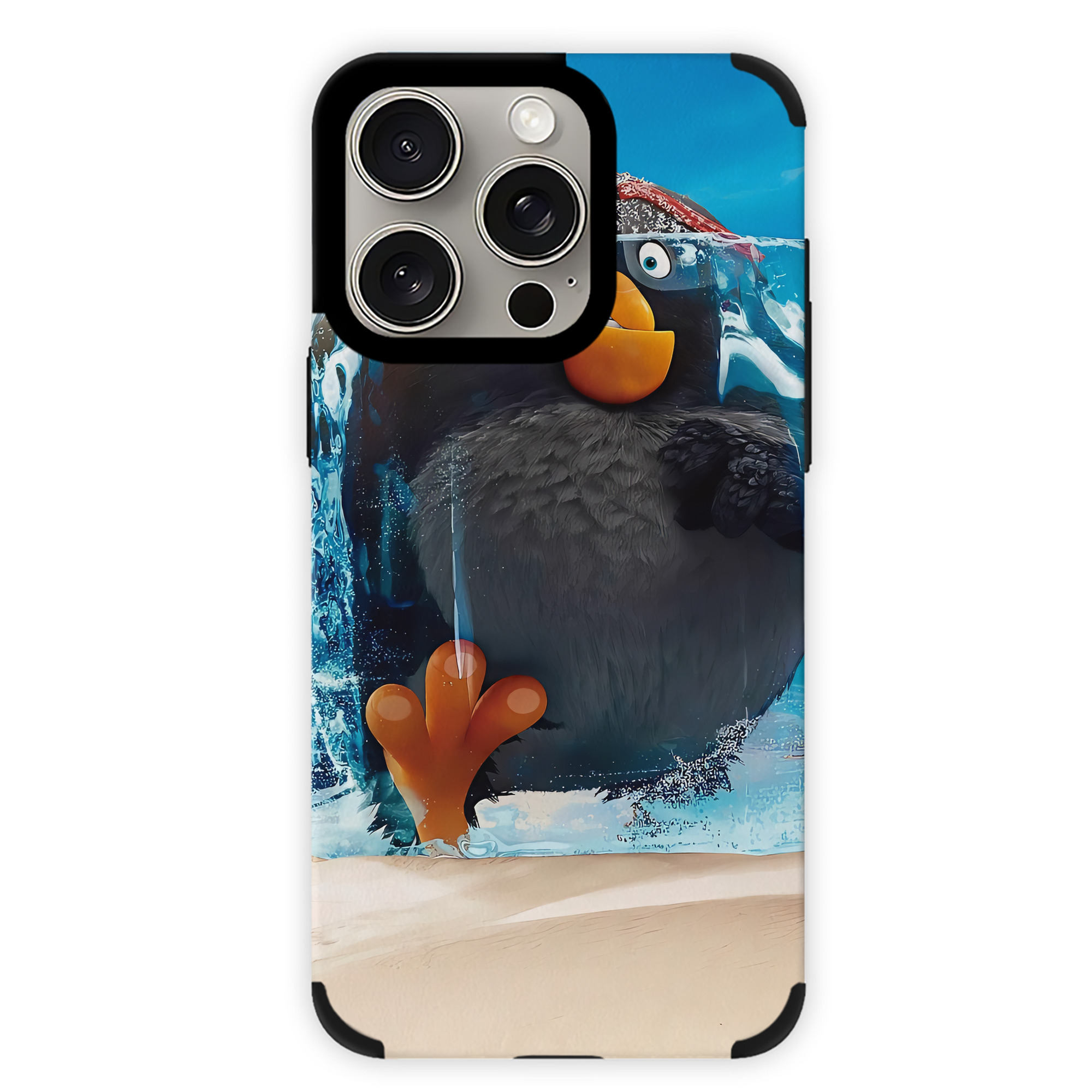 （画像用） Angry Birds アングリーバード 【iPhone15ProMax対応】 PUレザー スマホケース 耐衝撃＆黄変防止