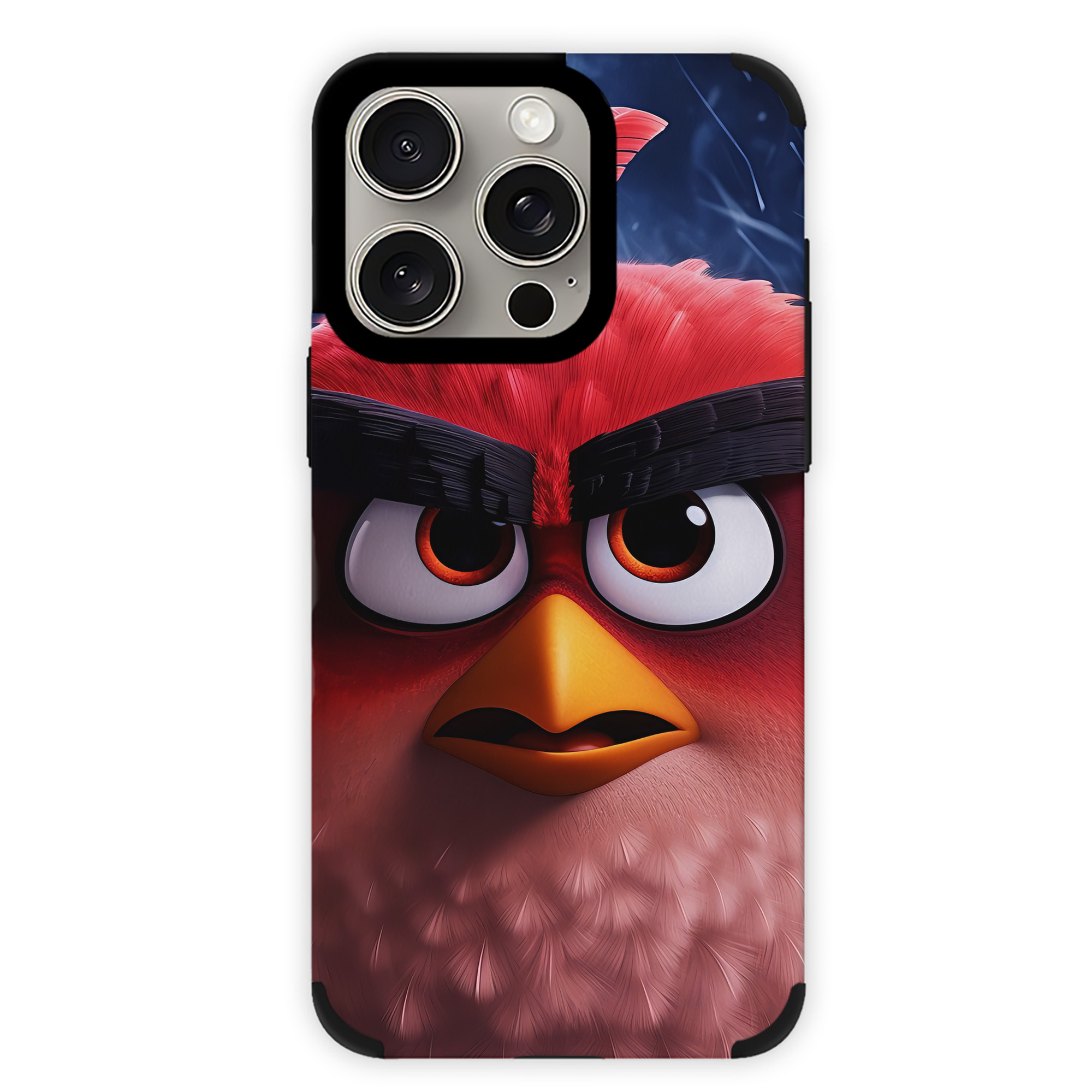 （画像用） Angry Birds アングリーバード 【iPhone15ProMax対応】 PUレザー スマホケース 耐衝撃＆黄変防止