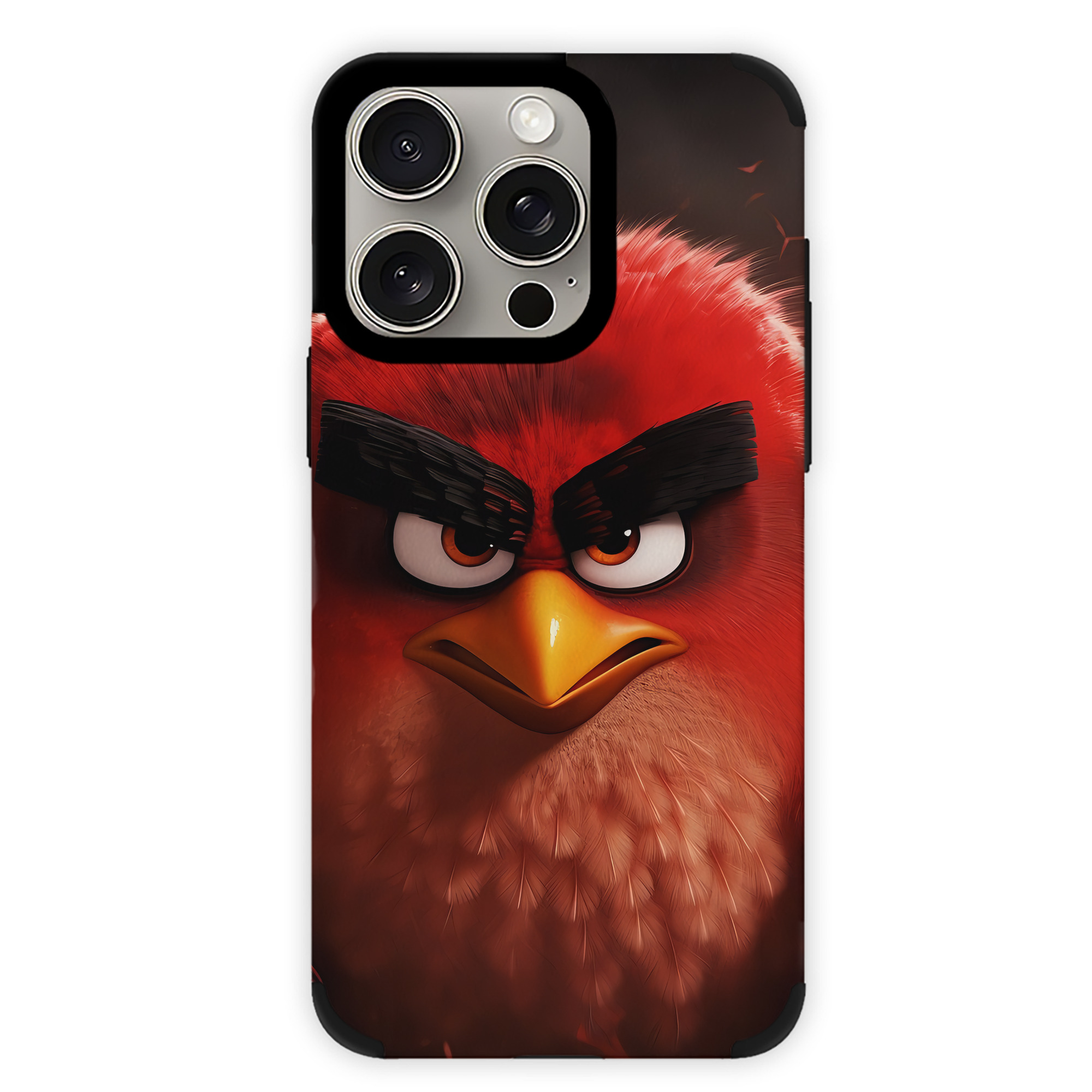 （画像用） Angry Birds アングリーバード 【iPhone15ProMax対応】 PUレザー スマホケース 耐衝撃＆黄変防止