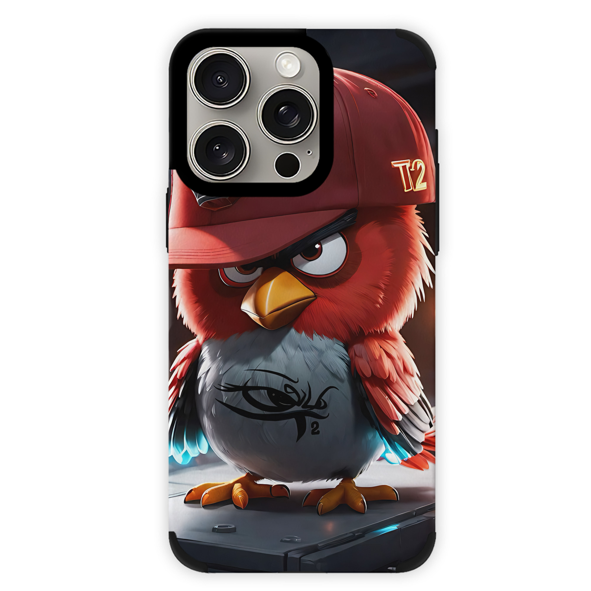 （画像用） Angry Birds アングリーバード 【iPhone15ProMax対応】 PUレザー スマホケース 耐衝撃＆黄変防止