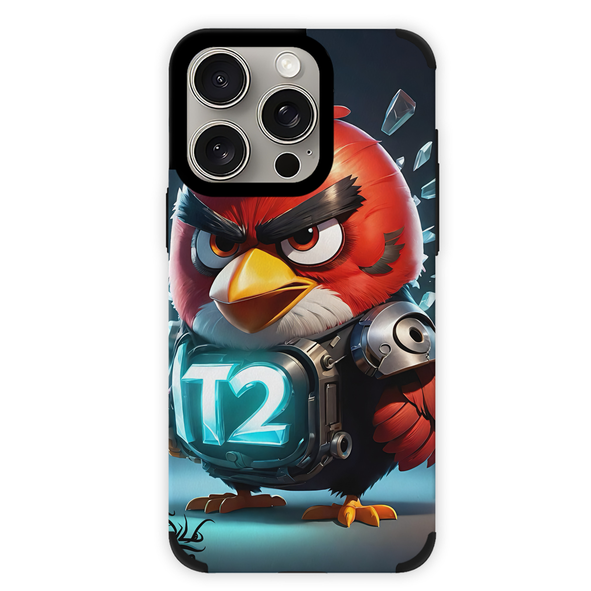 （画像用） Angry Birds アングリーバード 【iPhone15ProMax対応】 PUレザー スマホケース 耐衝撃＆黄変防止