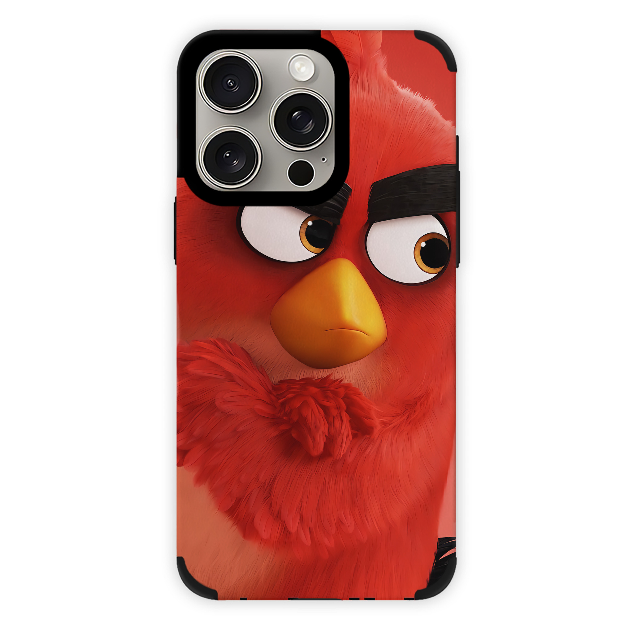 （画像用） Angry Birds アングリーバード 【iPhone15ProMax対応】 PUレザー スマホケース 耐衝撃＆黄変防止