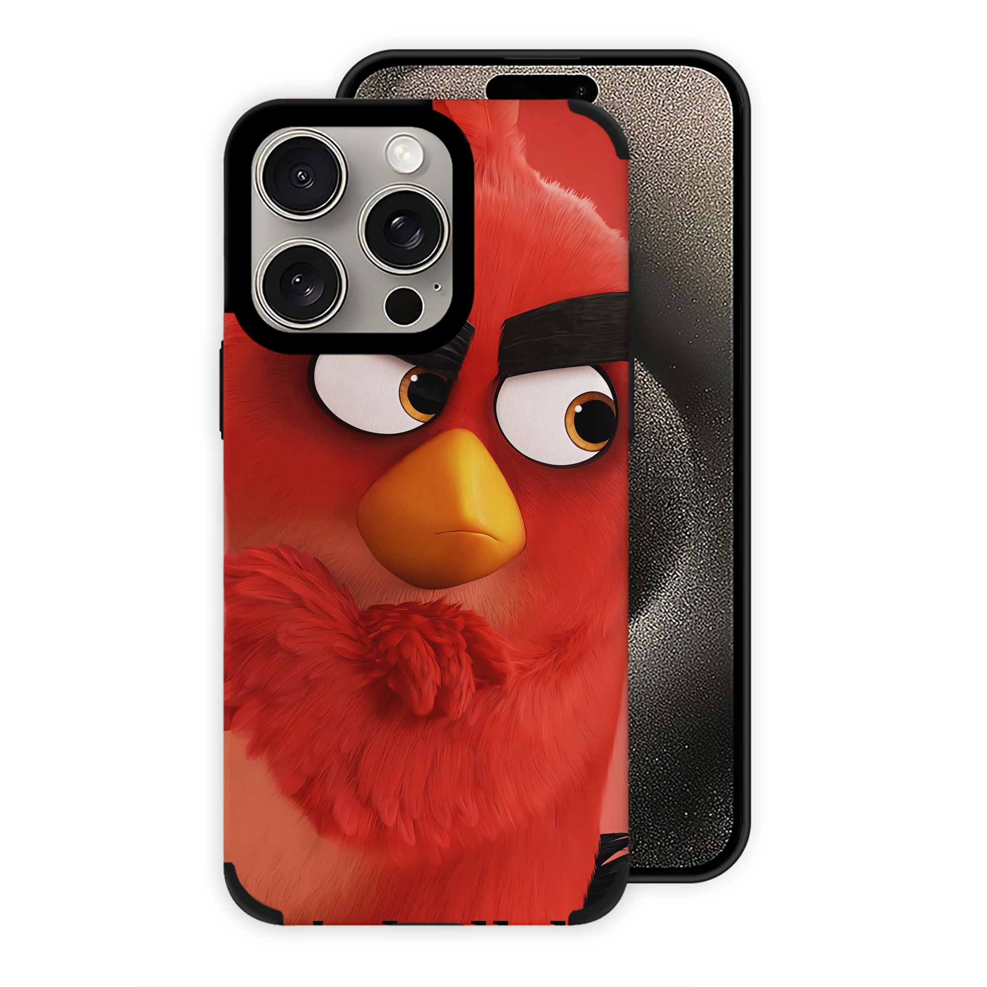 （画像用） Angry Birds アングリーバード 【iPhone15ProMax対応】 PUレザー スマホケース 耐衝撃＆黄変防止