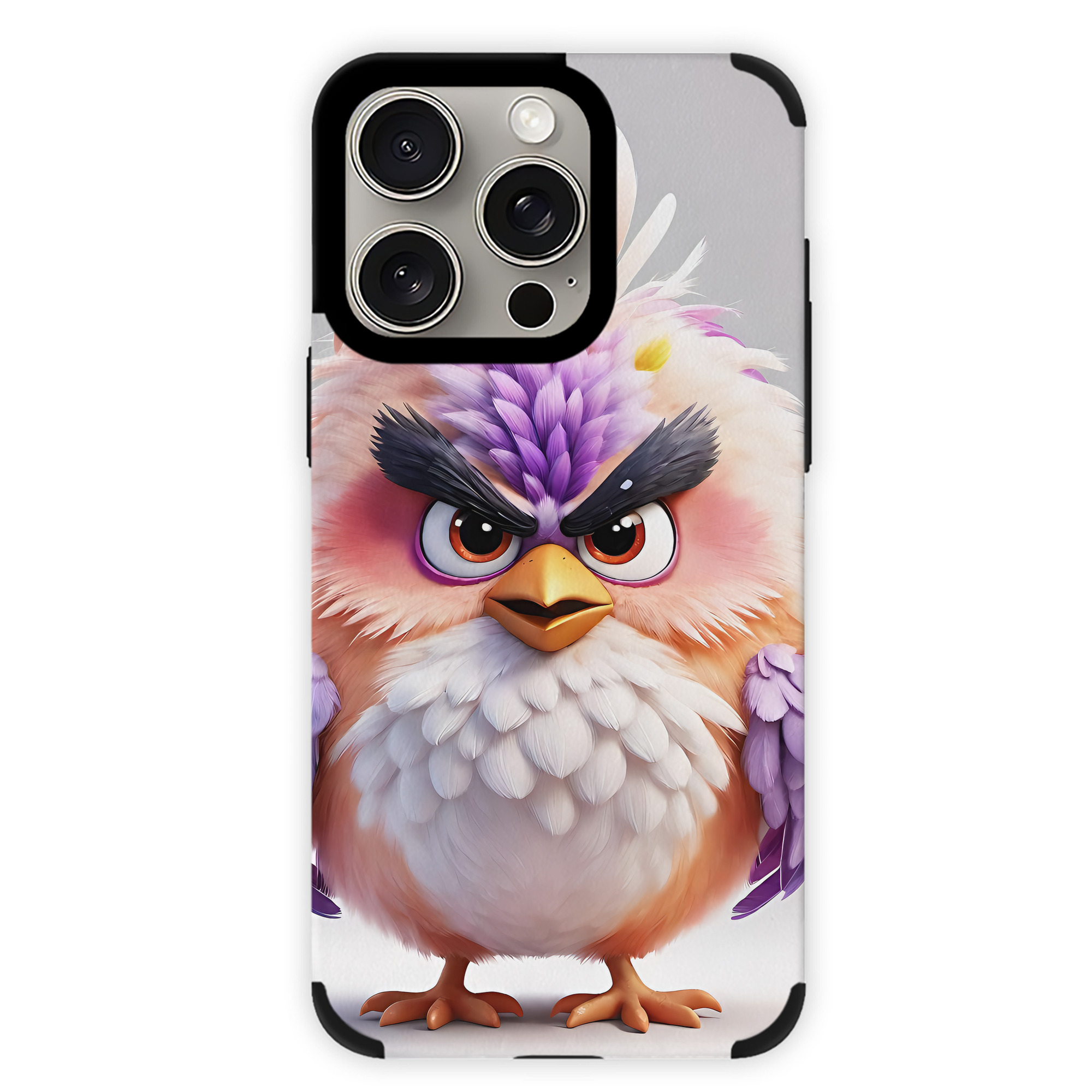 （画像用） Angry Birds アングリーバード 【iPhone15ProMax対応】 PUレザー スマホケース 耐衝撃＆黄変防止
