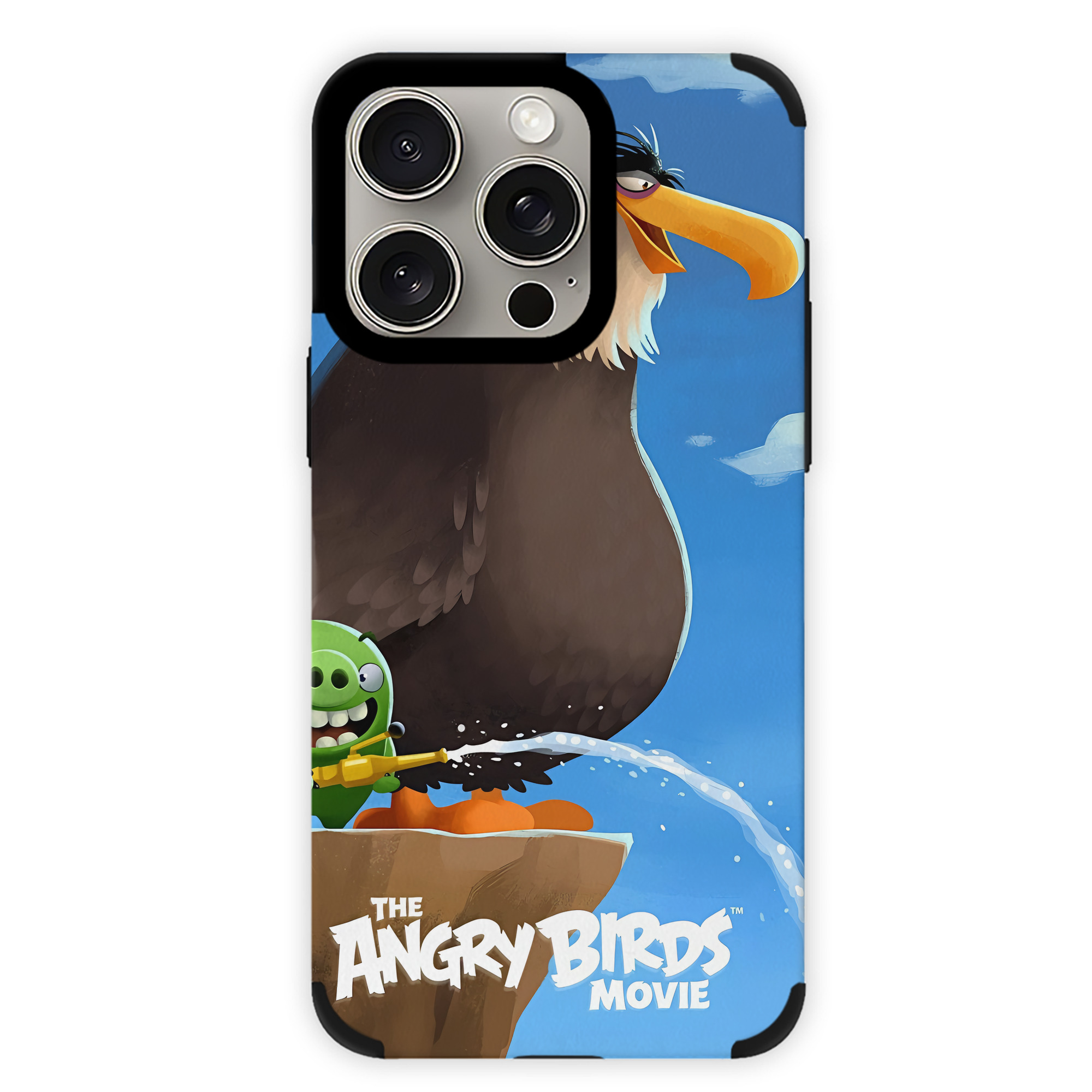 （画像用） Angry Birds アングリーバード 【iPhone15ProMax対応】 PUレザー スマホケース 耐衝撃＆黄変防止