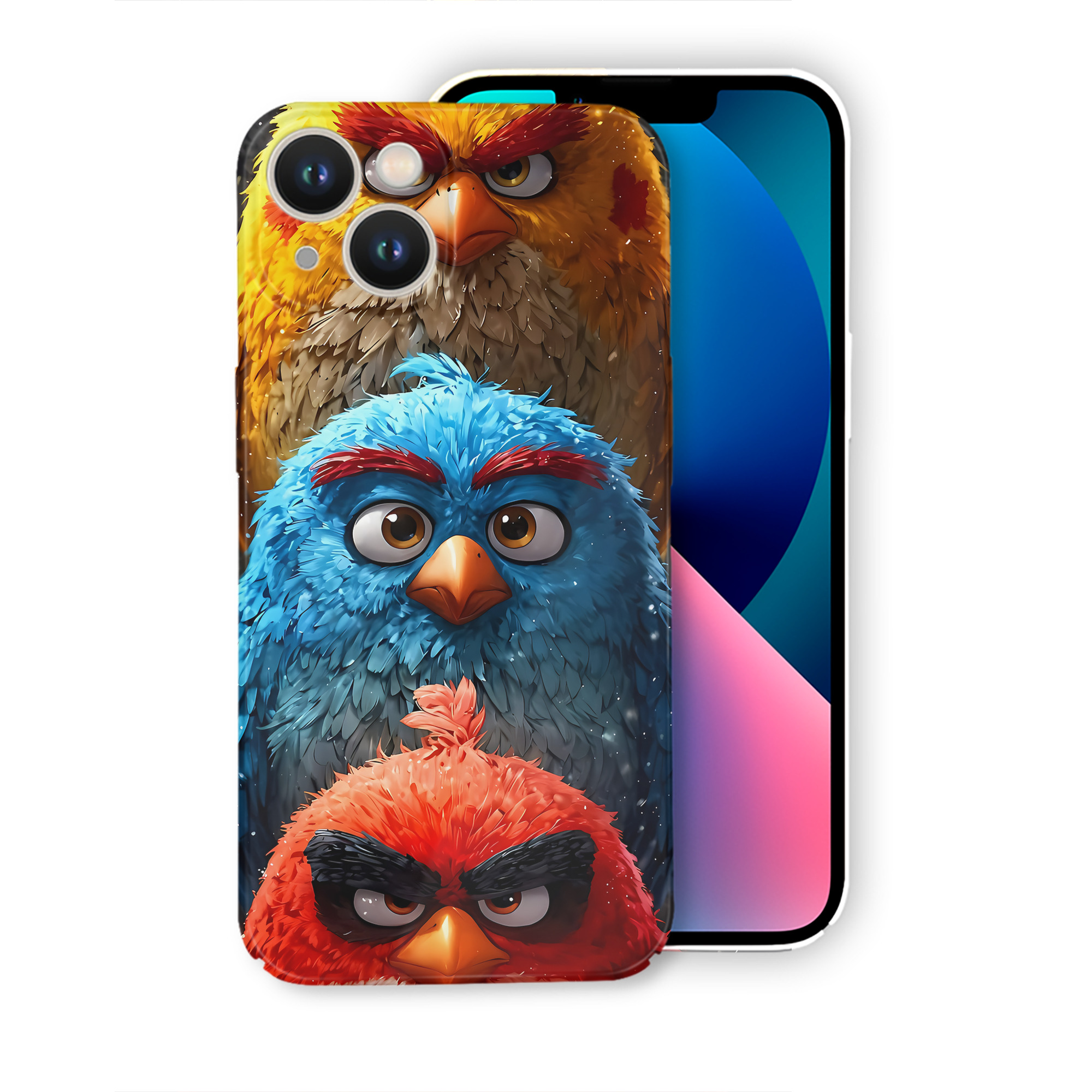 （画像用） Angry Birds アングリーバード 【iPhone 14シリーズ対応】ハードケース