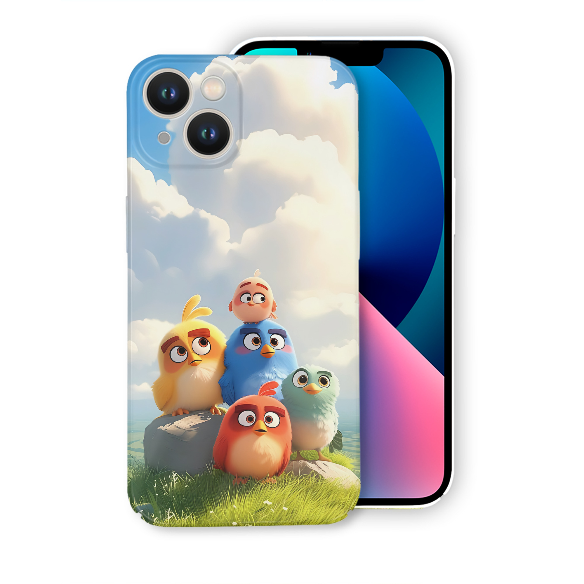 （画像用） Angry Birds アングリーバード 【iPhone 14シリーズ対応】ハードケース
