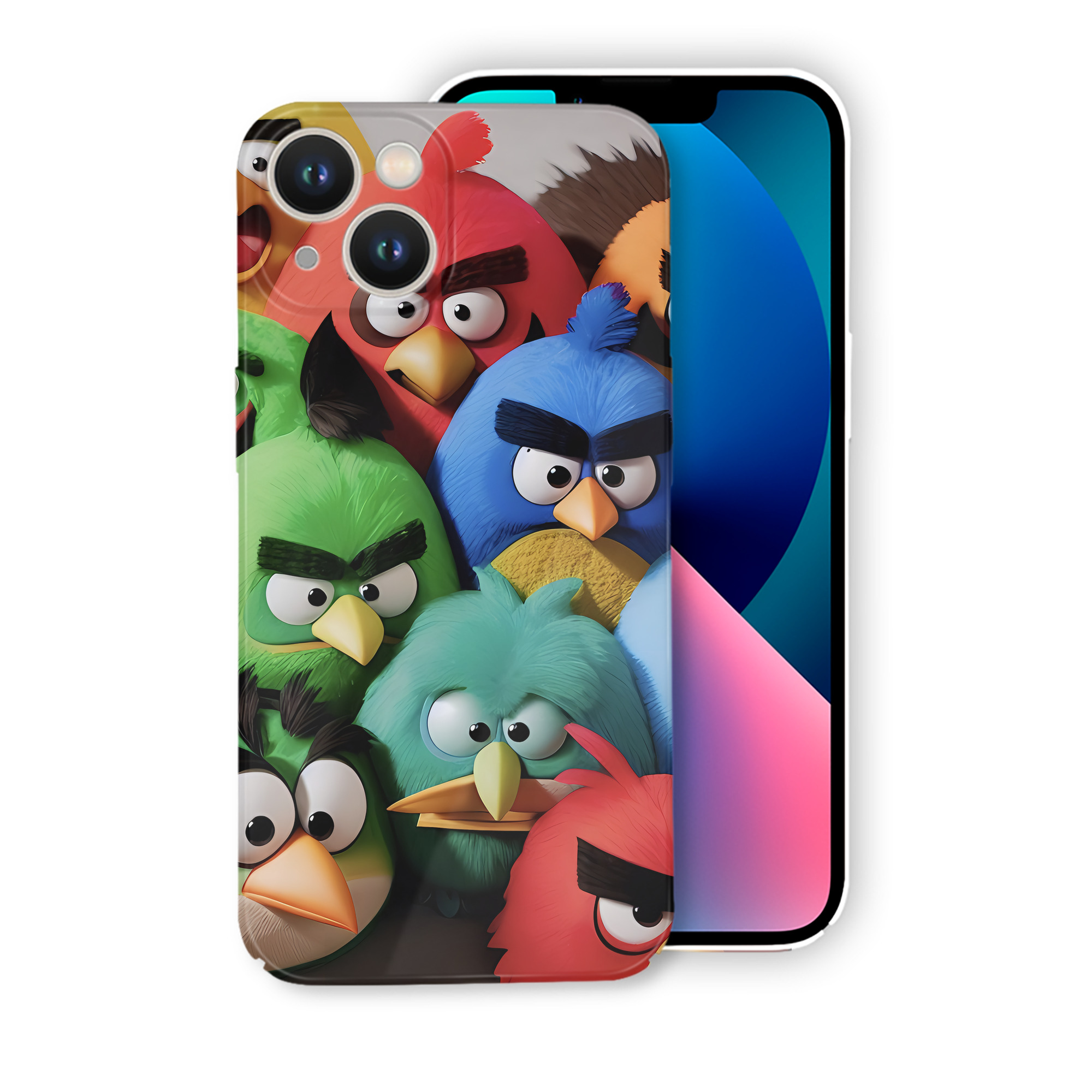 （画像用） Angry Birds アングリーバード 【iPhone 14シリーズ対応】ハードケース
