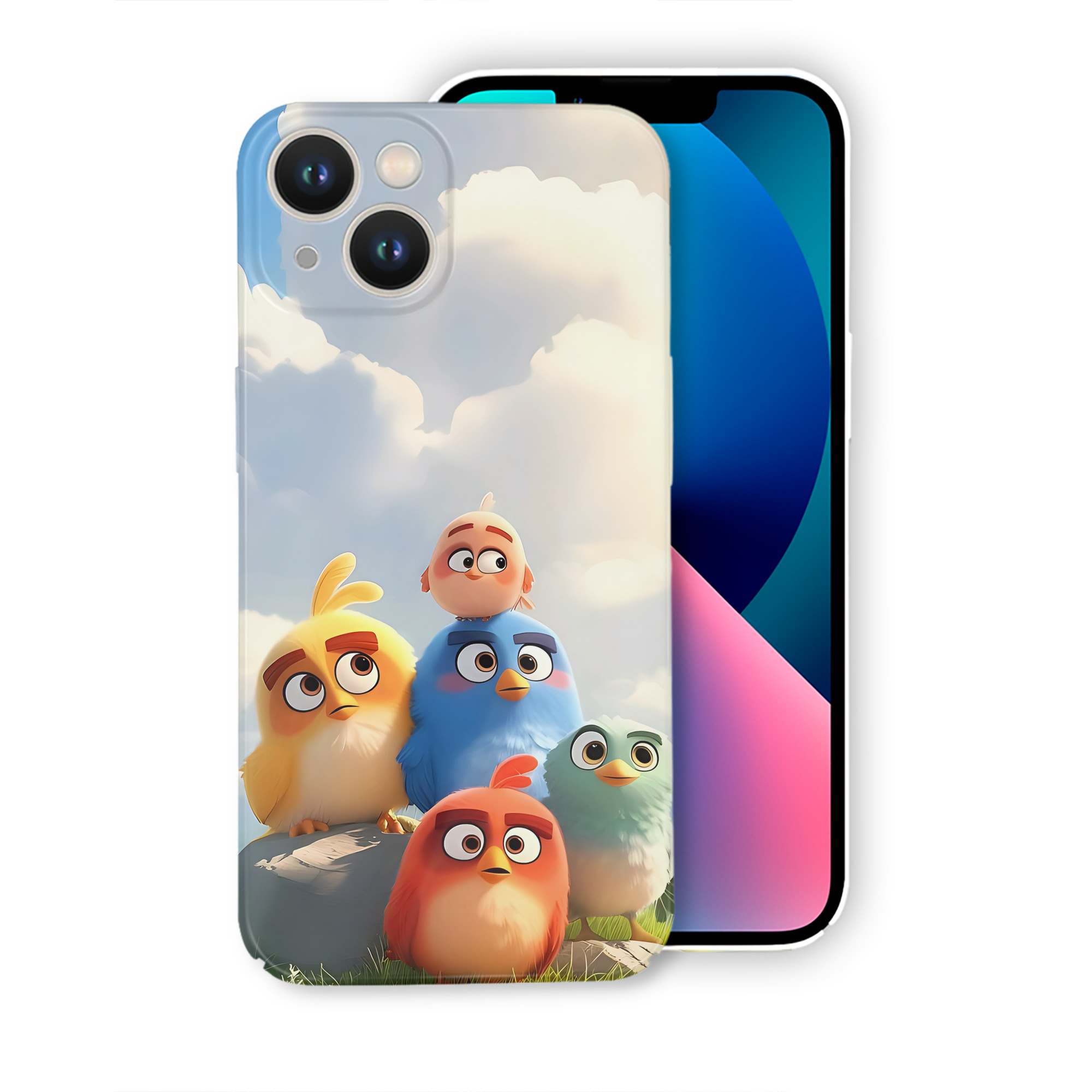 （画像用） Angry Birds アングリーバード 【iPhone 14シリーズ対応】ハードケース