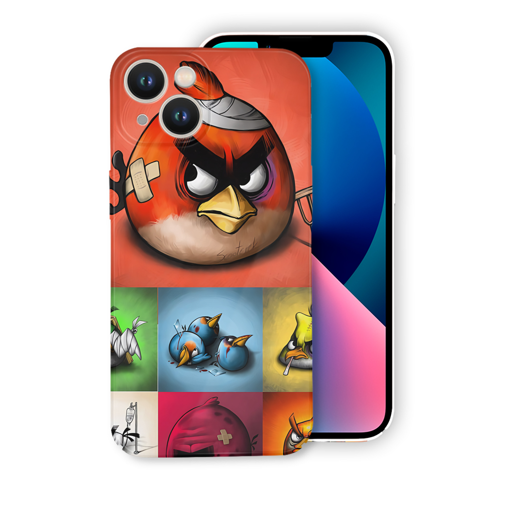 （画像用） Angry Birds アングリーバード 【iPhone 14シリーズ対応】ハードケース
