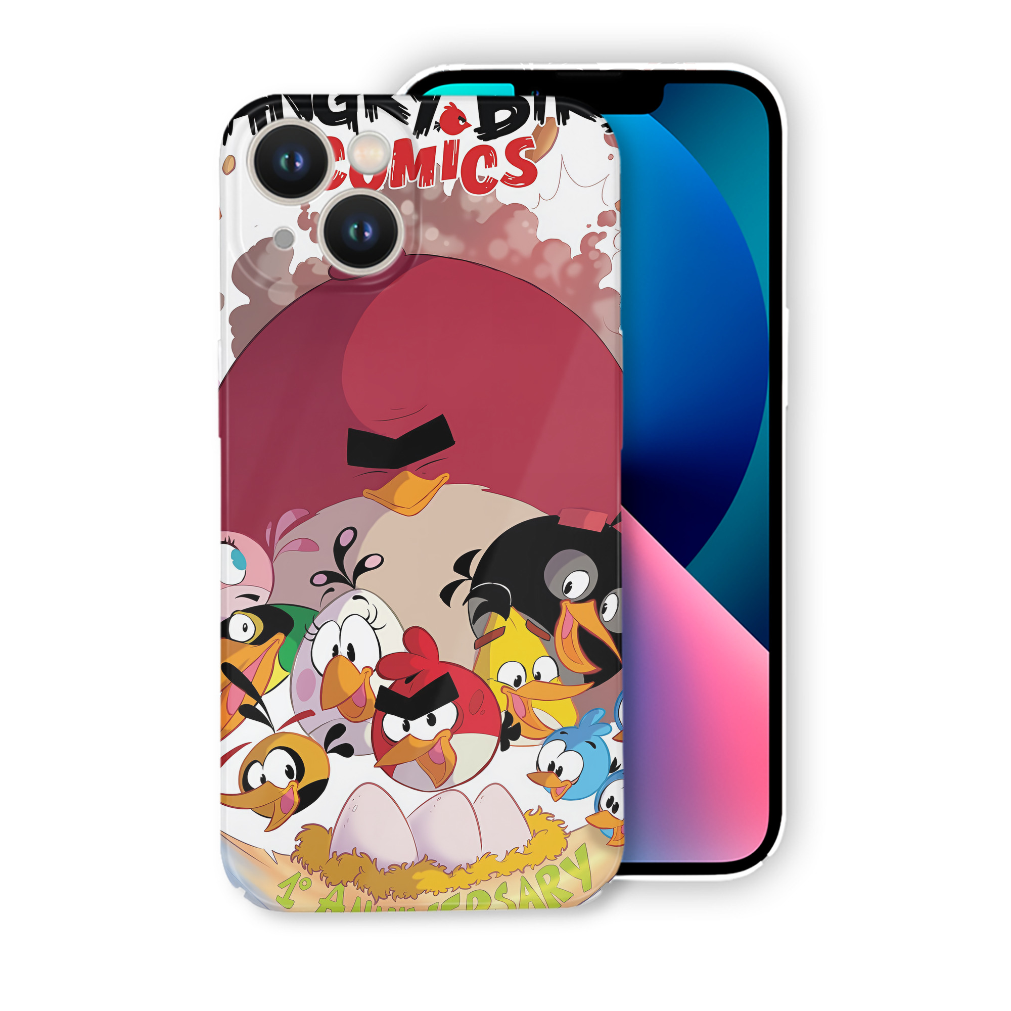 （画像用） Angry Birds アングリーバード 【iPhone 14シリーズ対応】ハードケース