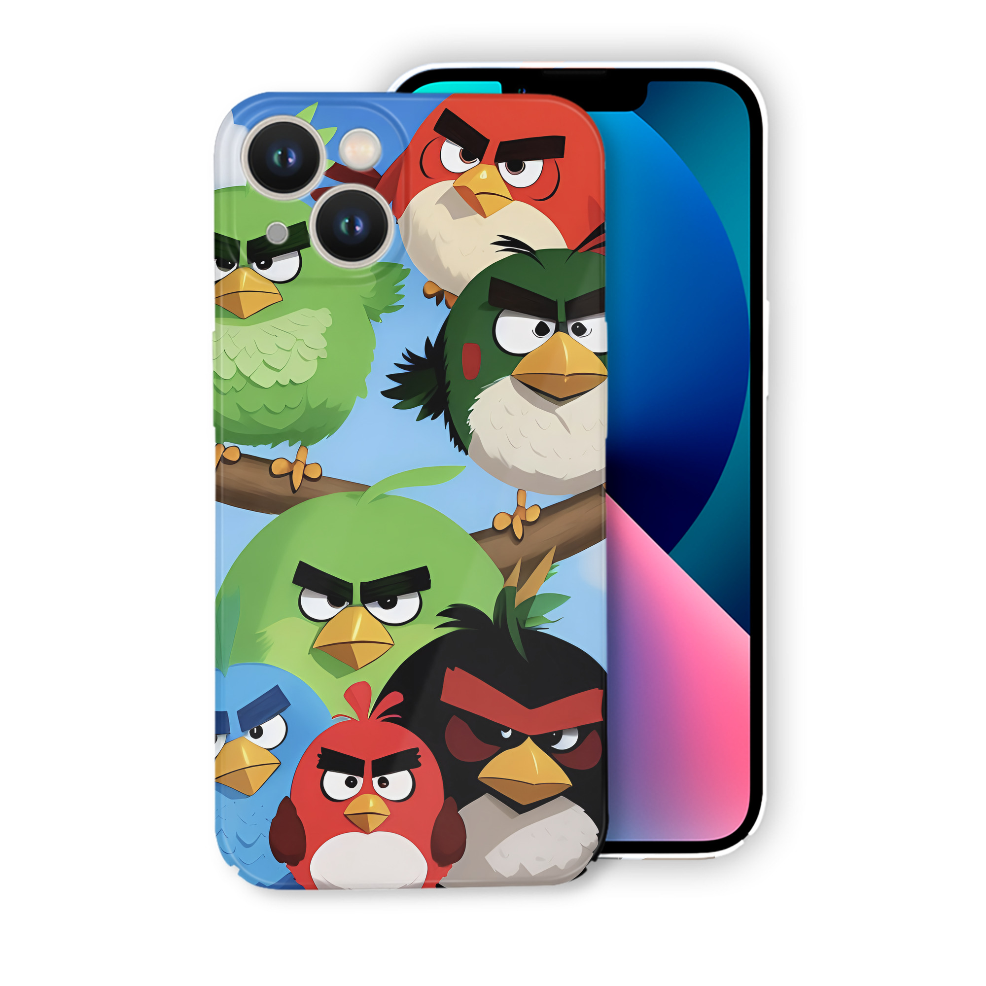 （画像用） Angry Birds アングリーバード 【iPhone 14シリーズ対応】ハードケース