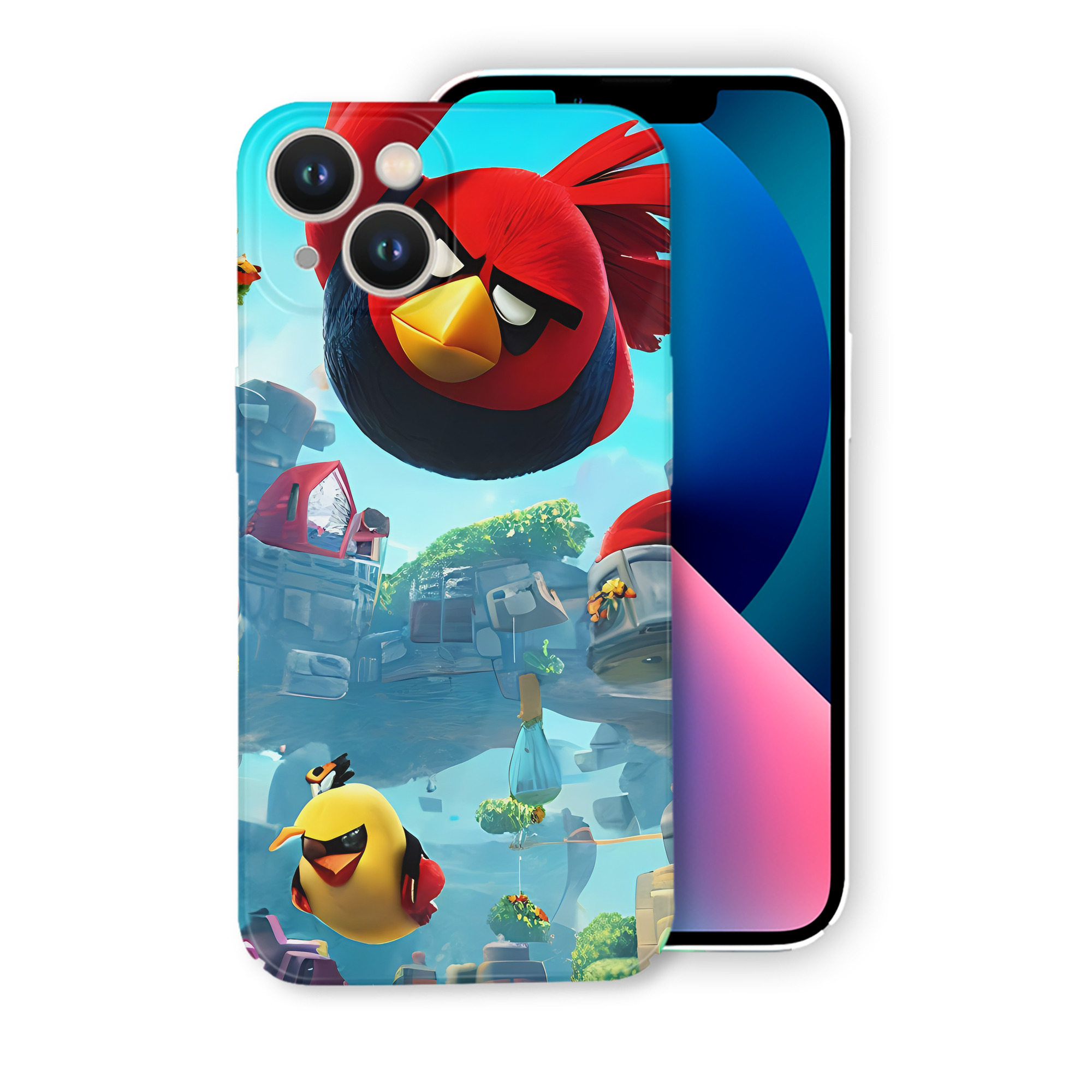 （画像用） Angry Birds アングリーバード 【iPhone 14シリーズ対応】ハードケース