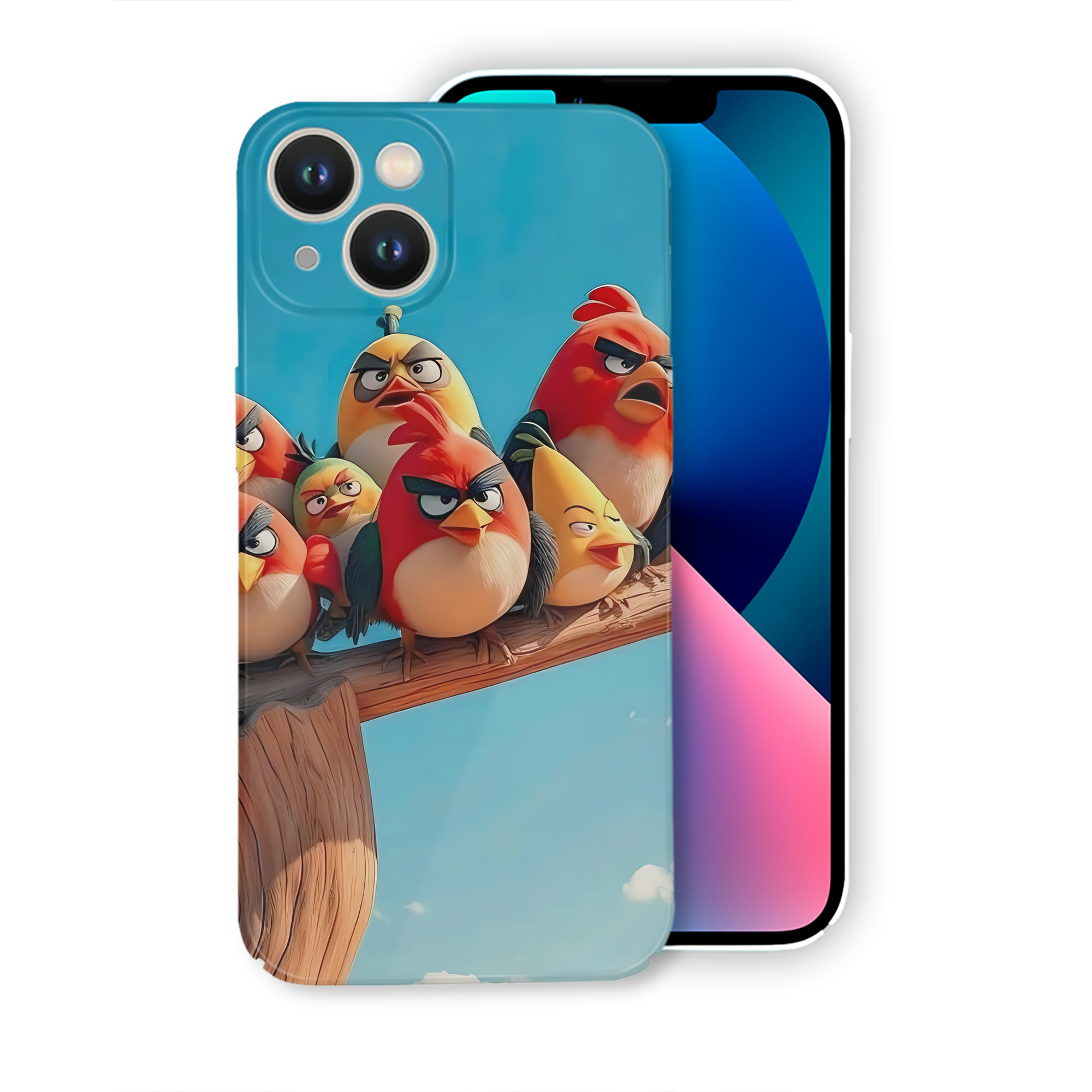 （画像用） Angry Birds アングリーバード 【iPhone 14シリーズ対応】ハードケース